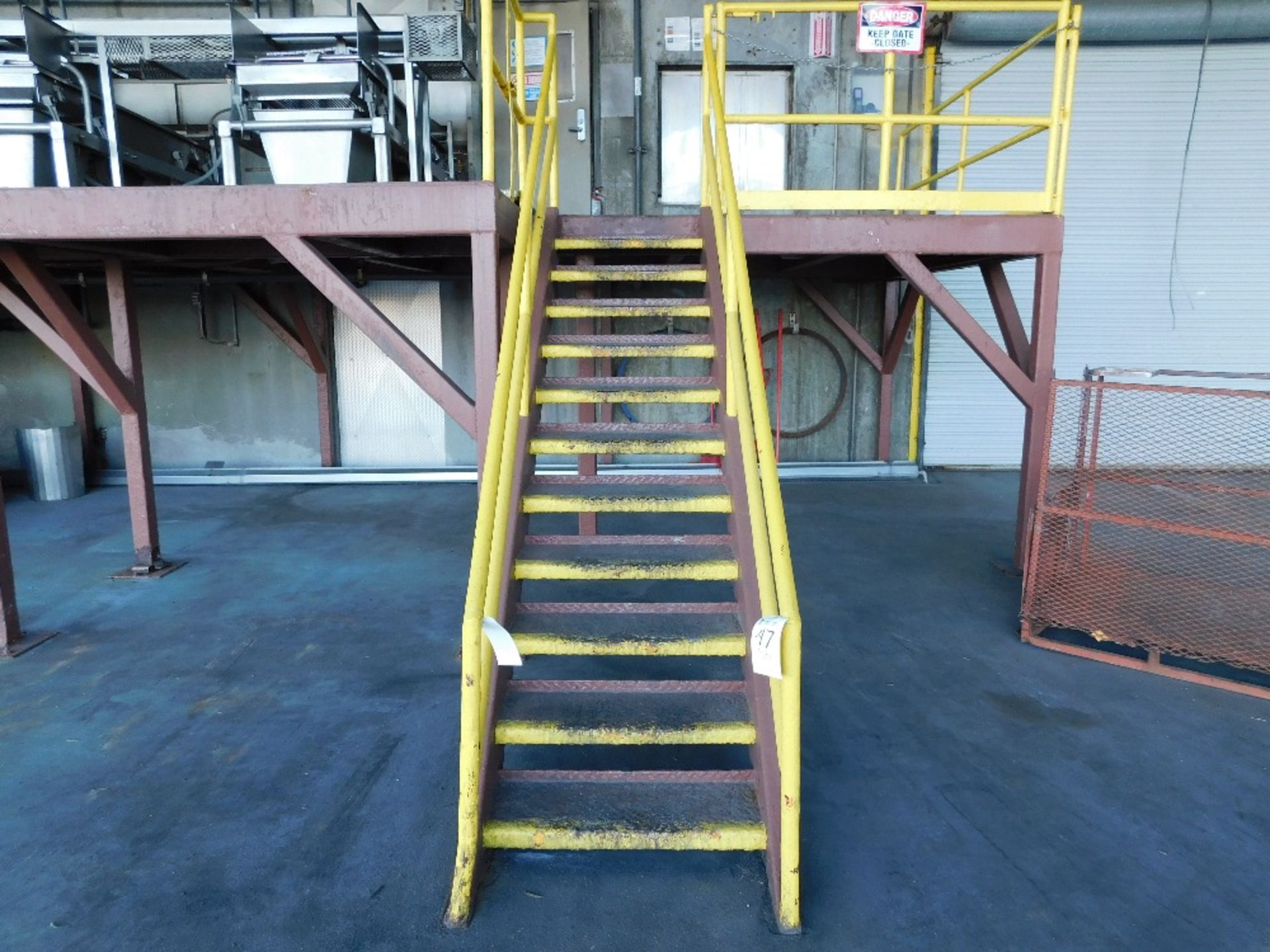 (Lot) Mild Steel Platform w/ Stairs - Image 2 of 3