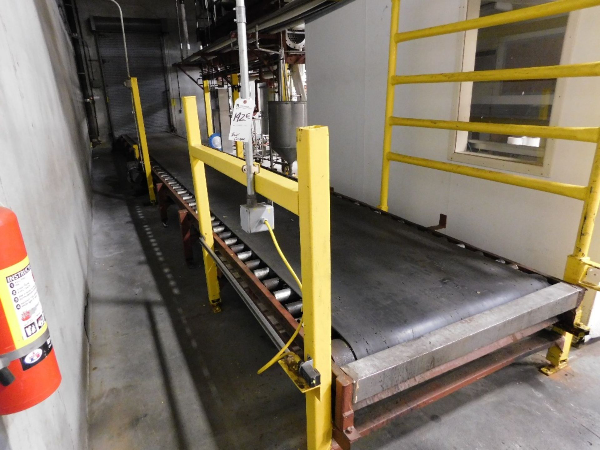 Powered Pallet Conveyor, 48"W x 43'L, Gearhead