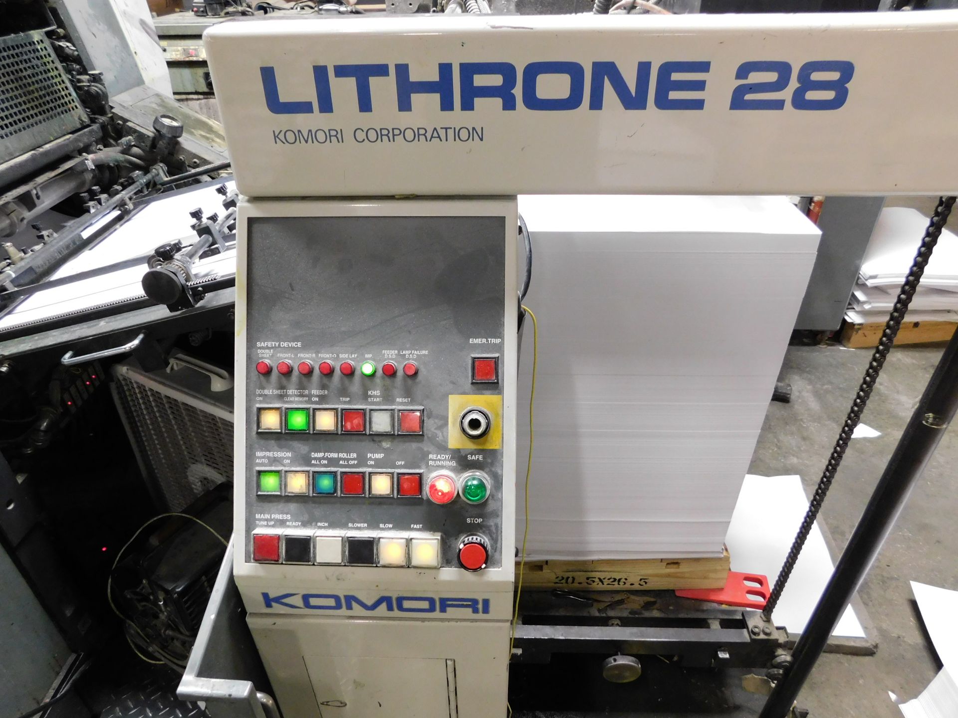 (2002) Komori Mod. Lithrone 28L-628, - Image 5 of 10