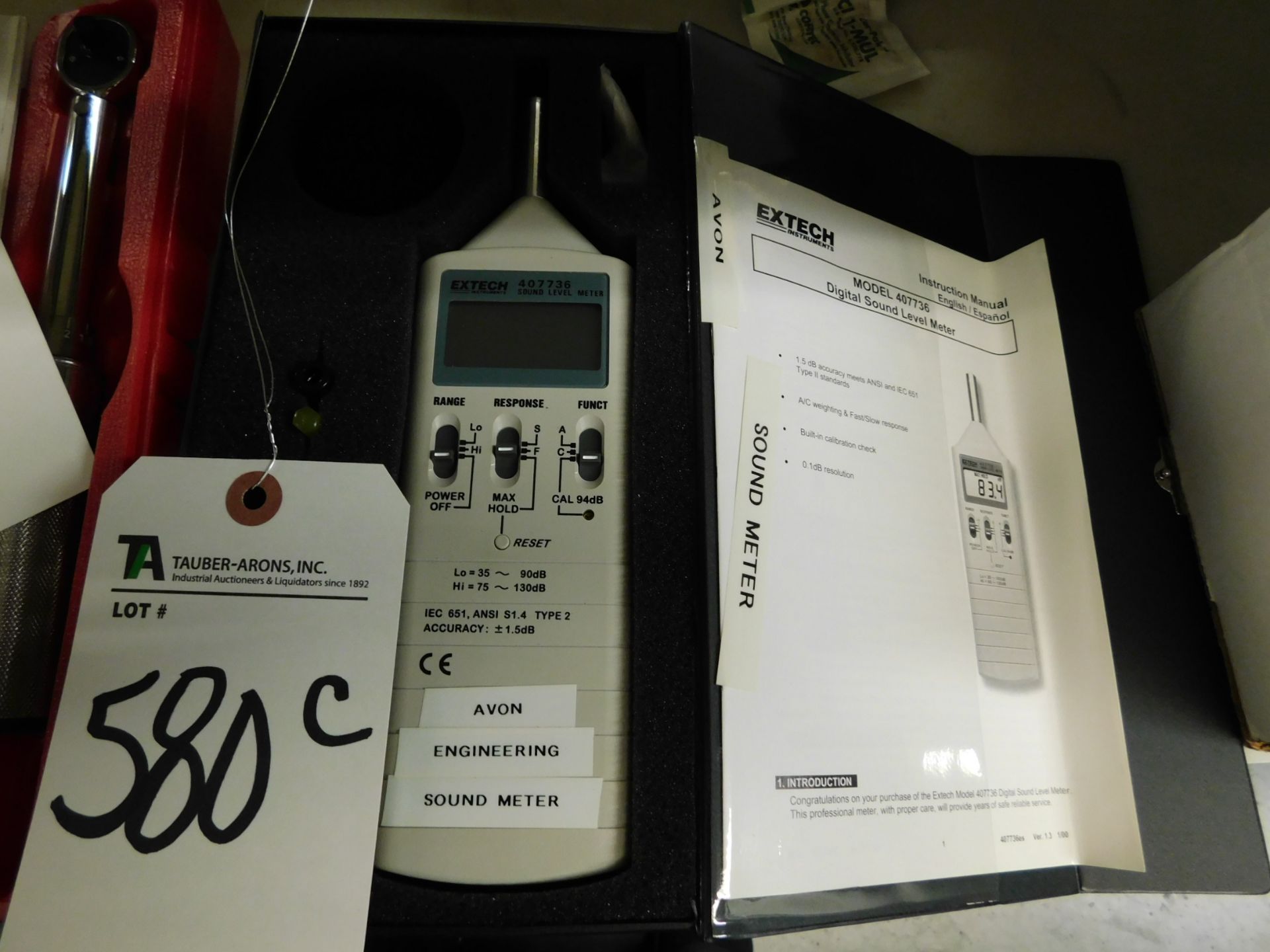 Extech 407736 Sound Level Meter