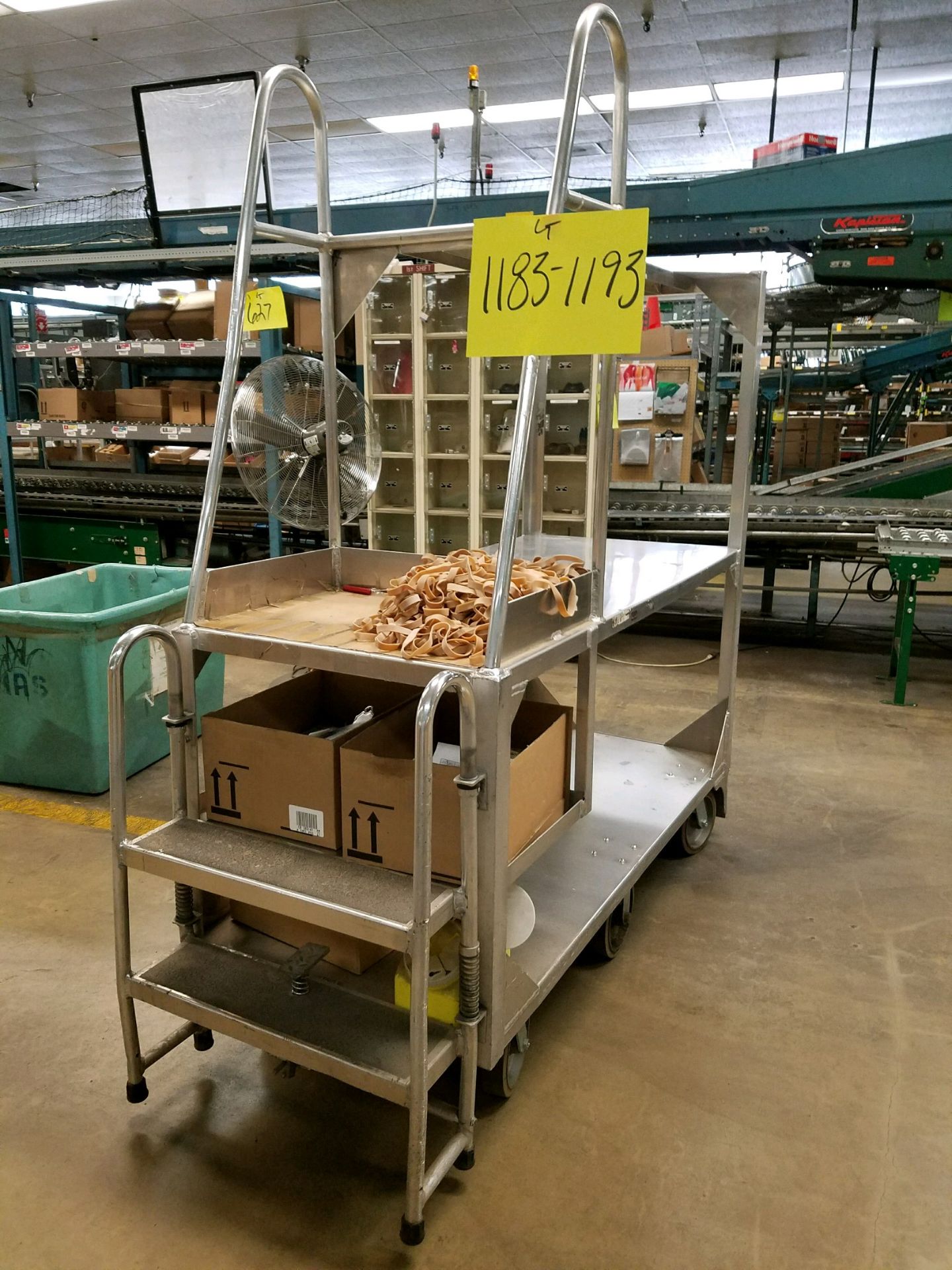 Aluminum Inventory Cart