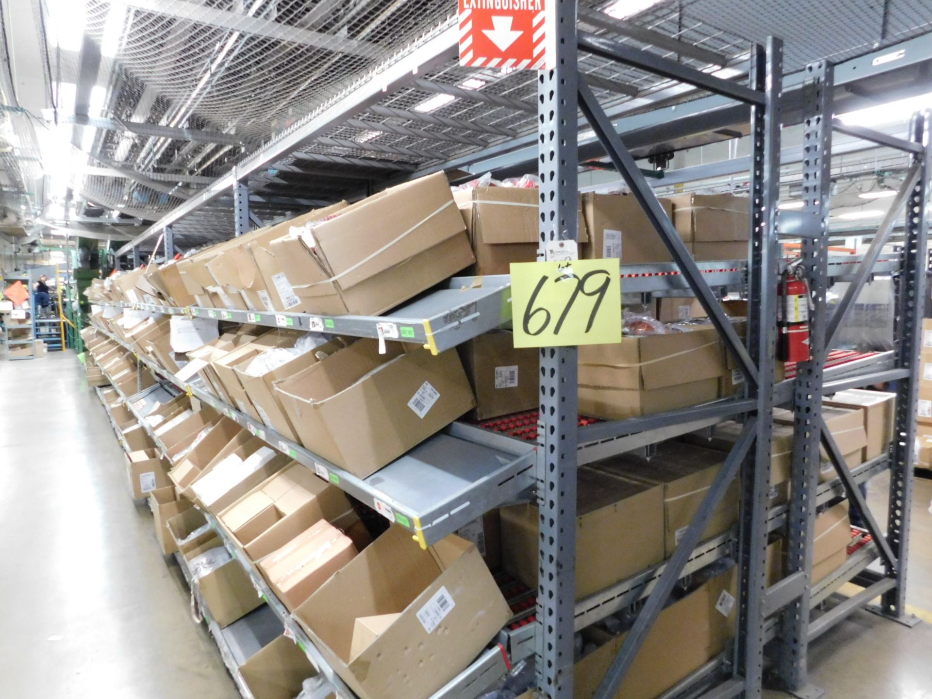 (Lot) (4) Inventory Case Flow Racking System