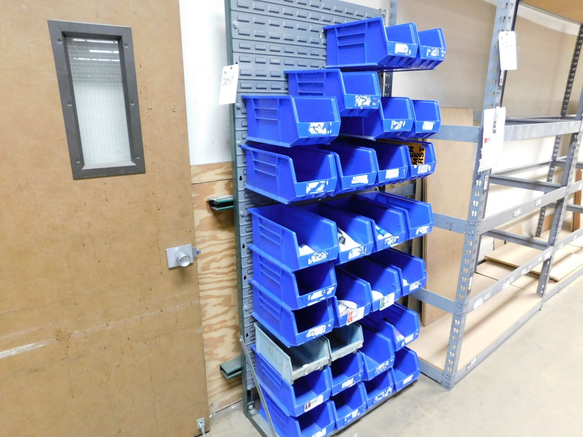 Single Sided Inventory Bin Rack