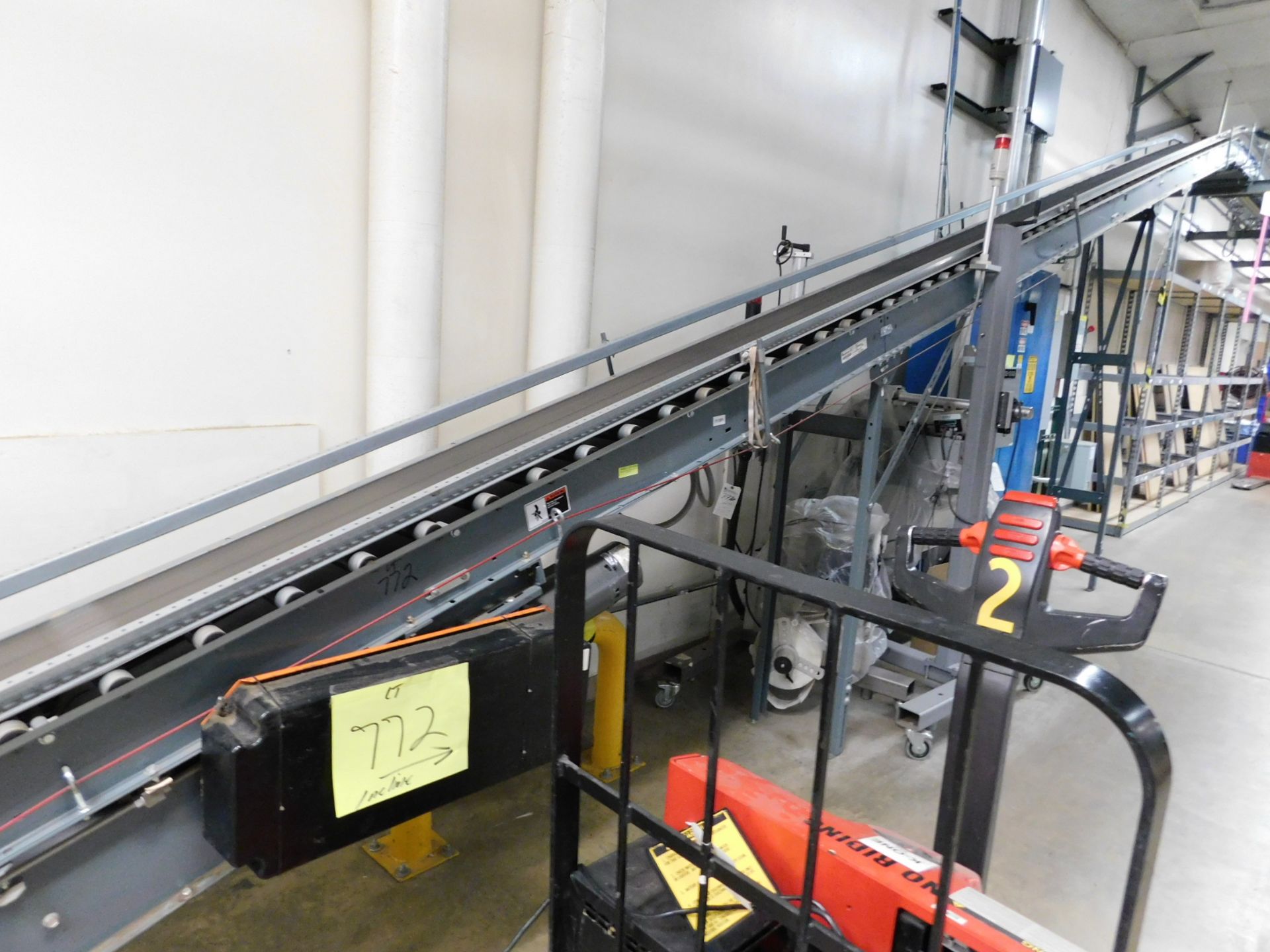 (Lot) Buschman Incline Power Belt Conveyor