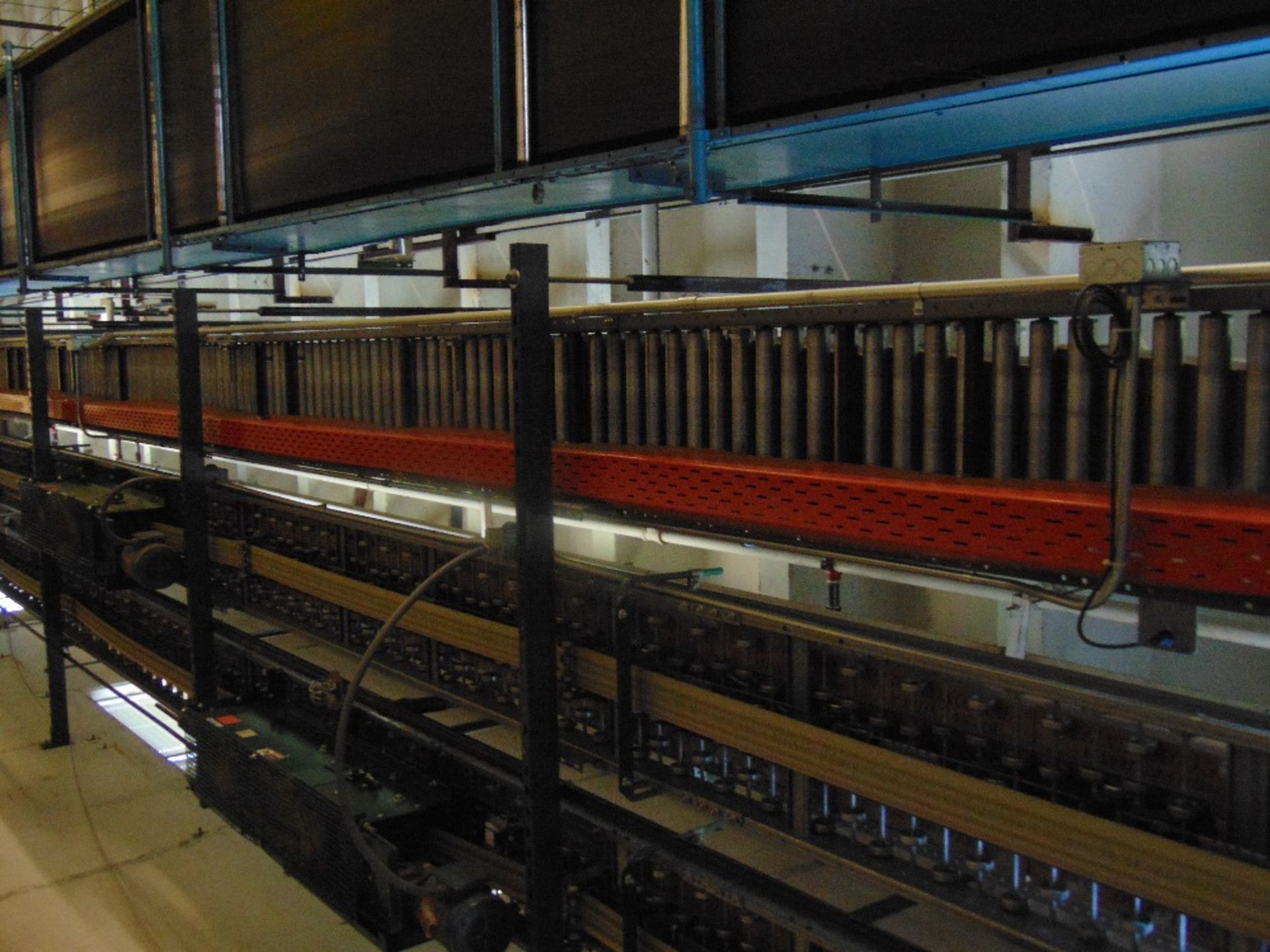 T&W Power Belt & Roller Type Conveyor w/ Curve - Image 2 of 4