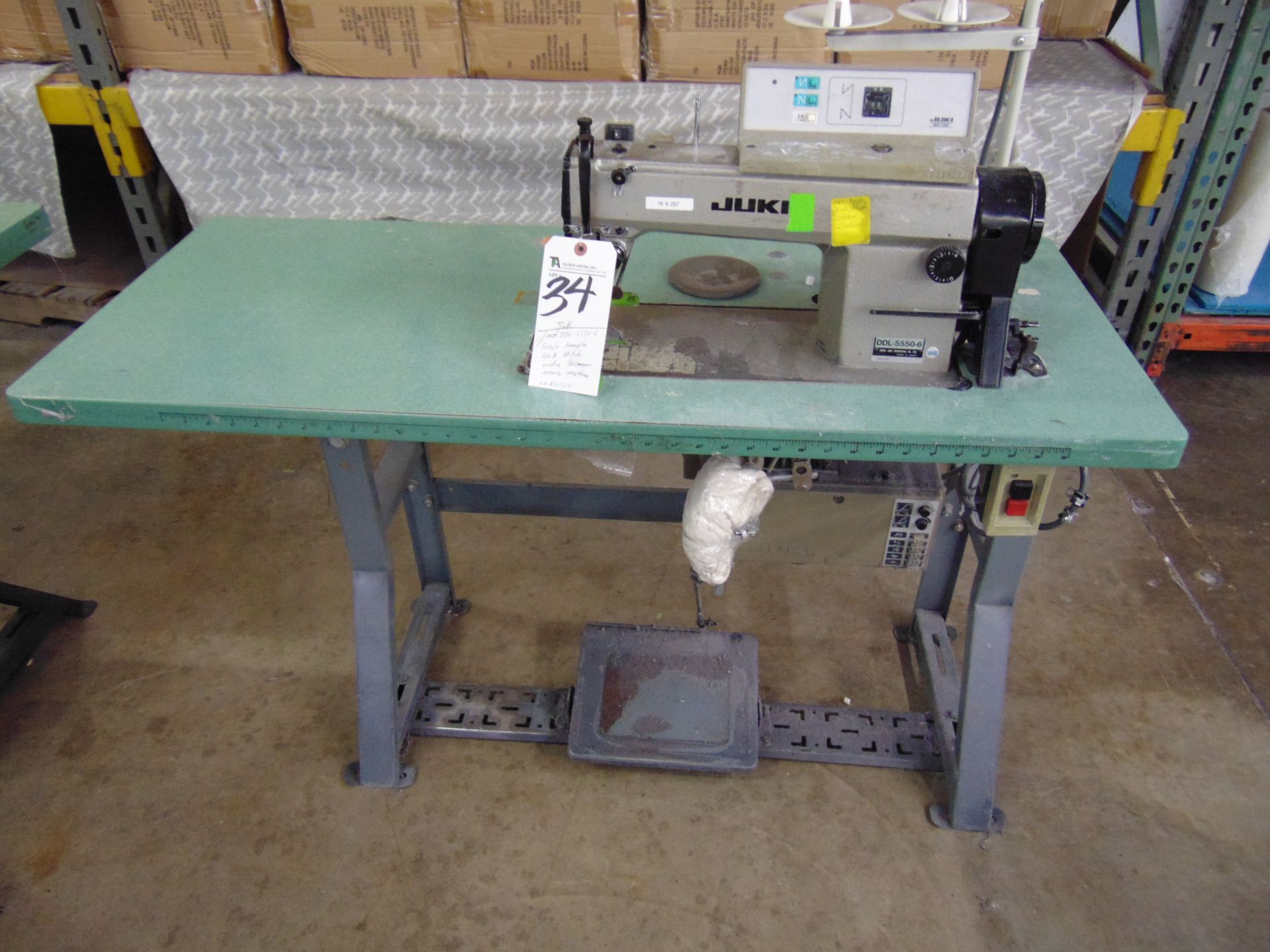 Juki mod. DDL-5550-6, Single Needle Lock