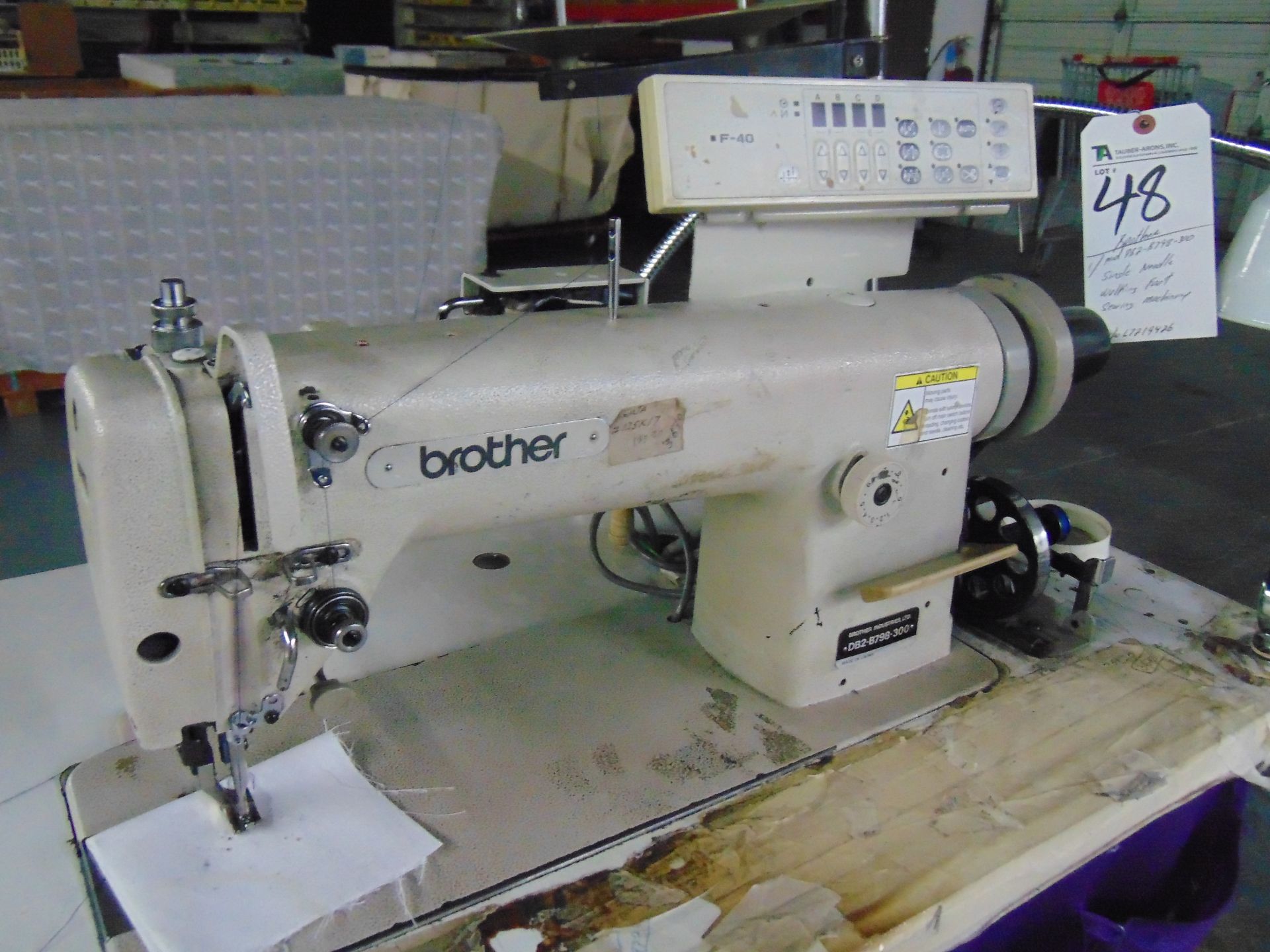 Brother mod. DB2-B798-300, Single Needle Walking - Image 2 of 4