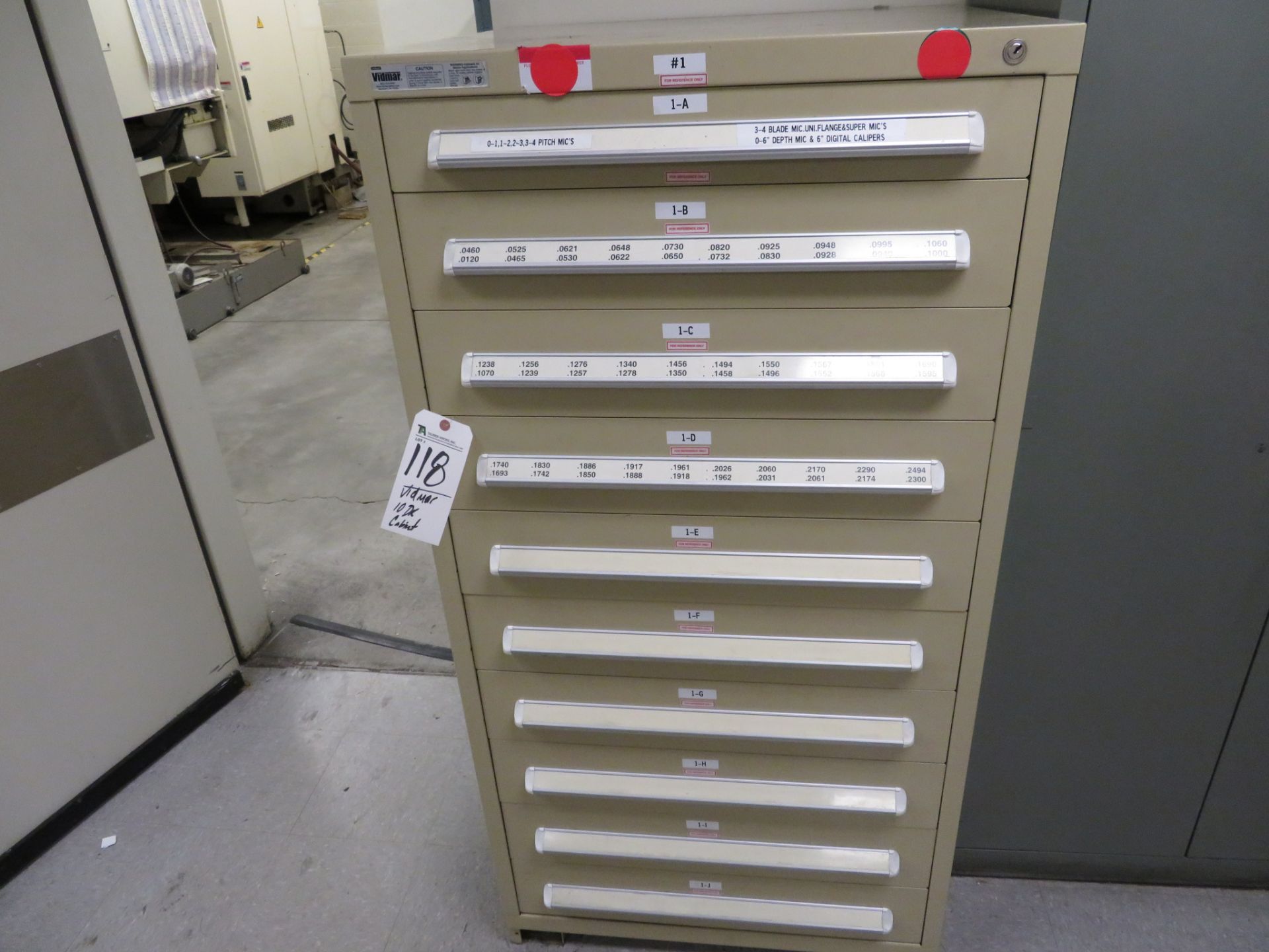 Vidmar 10-Drawer Tool Cabinet