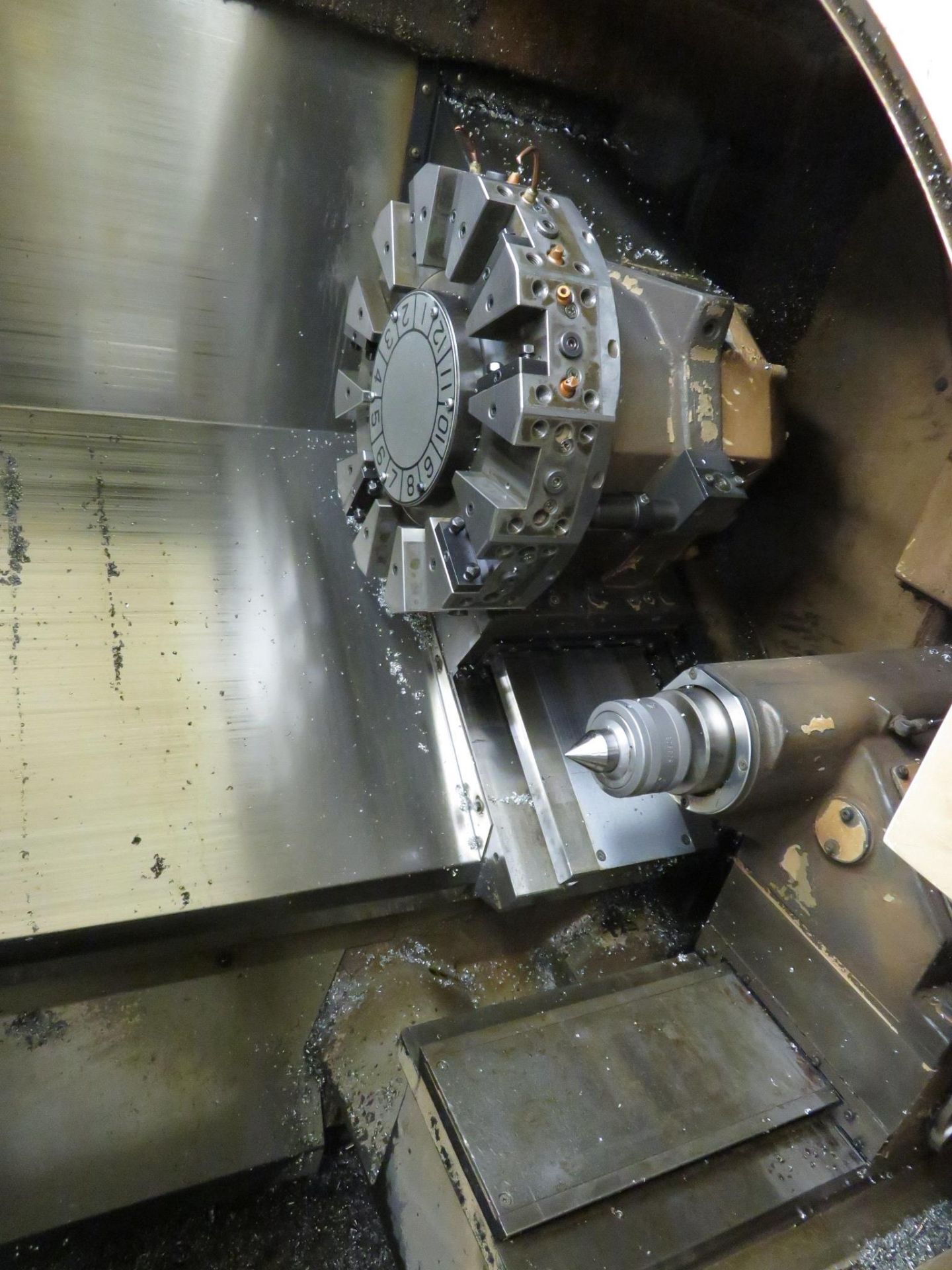 Okuma mod. Crown L1060 Type 762E CNC Turning Center, 12-Position Turret, Tailstock, 3-Jaw Chuck, - Image 3 of 4