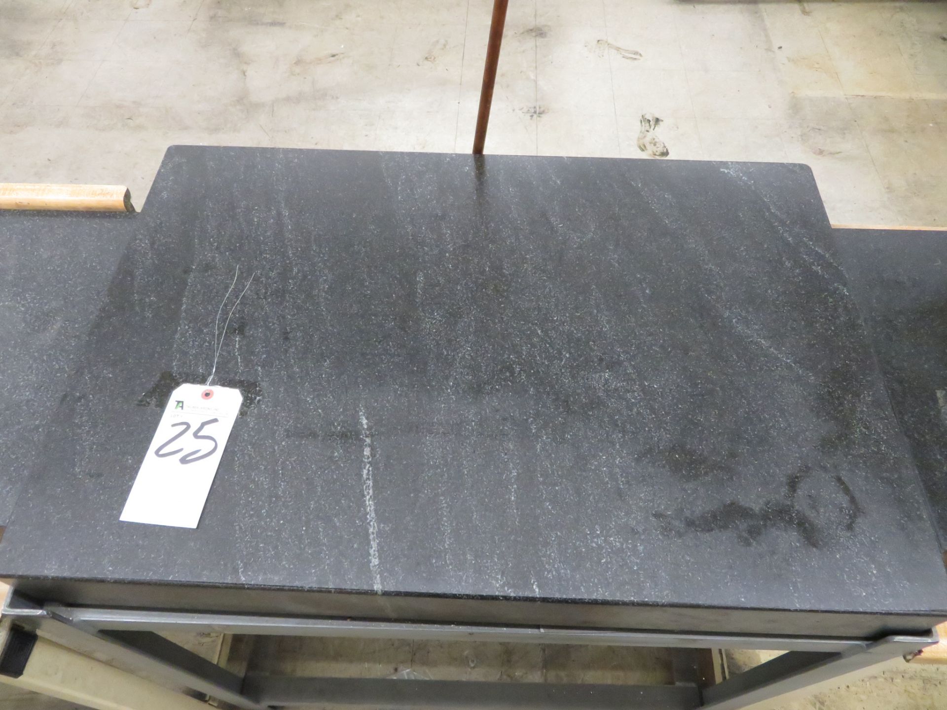 Precision 24" x 36" x 4" Thick Granite Surface Plate w/ Steel Stand