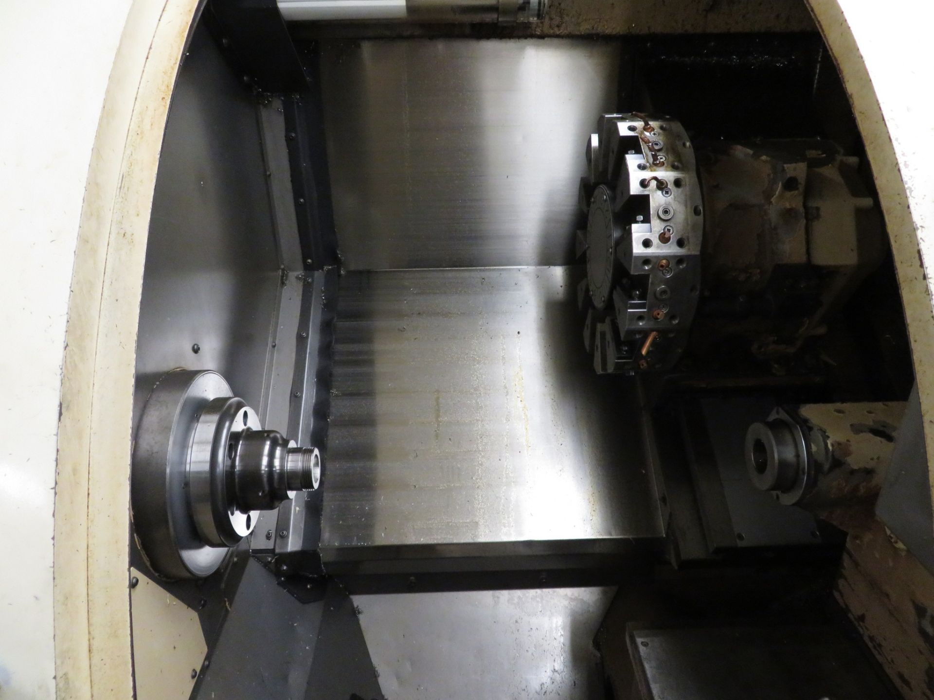 Okuma mod. Crown L1060 Type 762E CNC Turning Center, 12-Position Turret, Tailstock, 3-Jaw Chuck, - Image 4 of 5