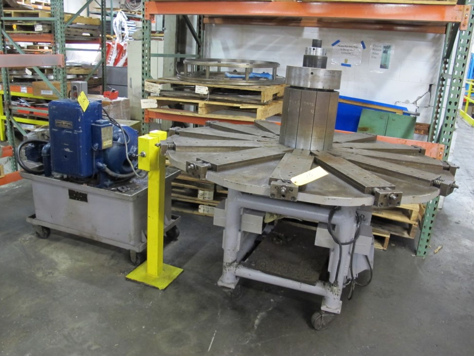 Hydraulic Expander, Approx 60" Table, 12" x 12" Mandrel, 10 HP