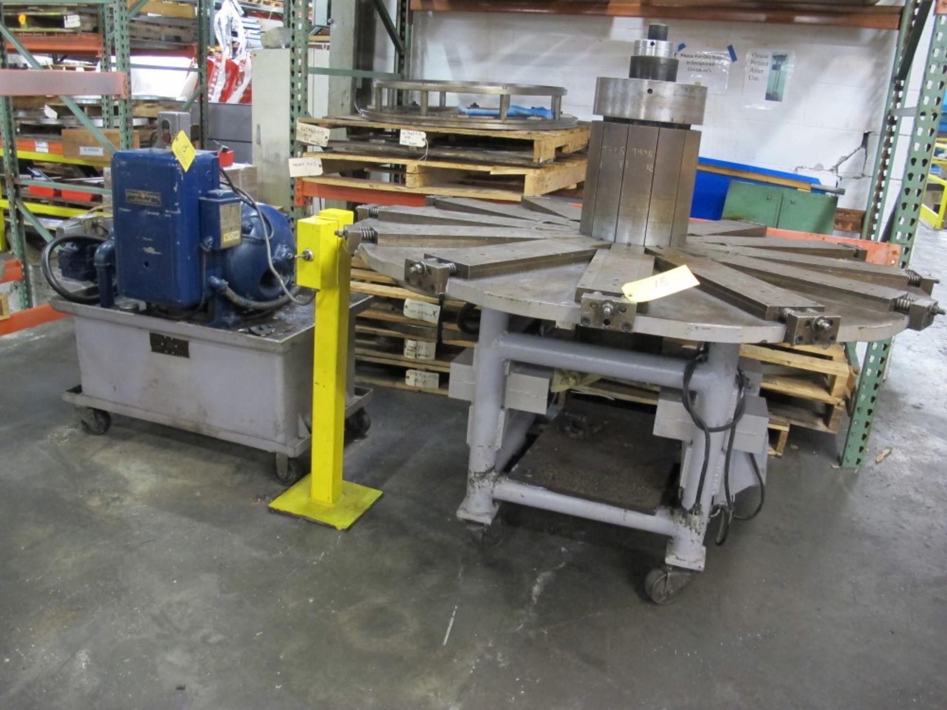 Hydraulic Expander, Approx 60" Table, 12" x 12" Mandrel, 10 HP - Image 5 of 5