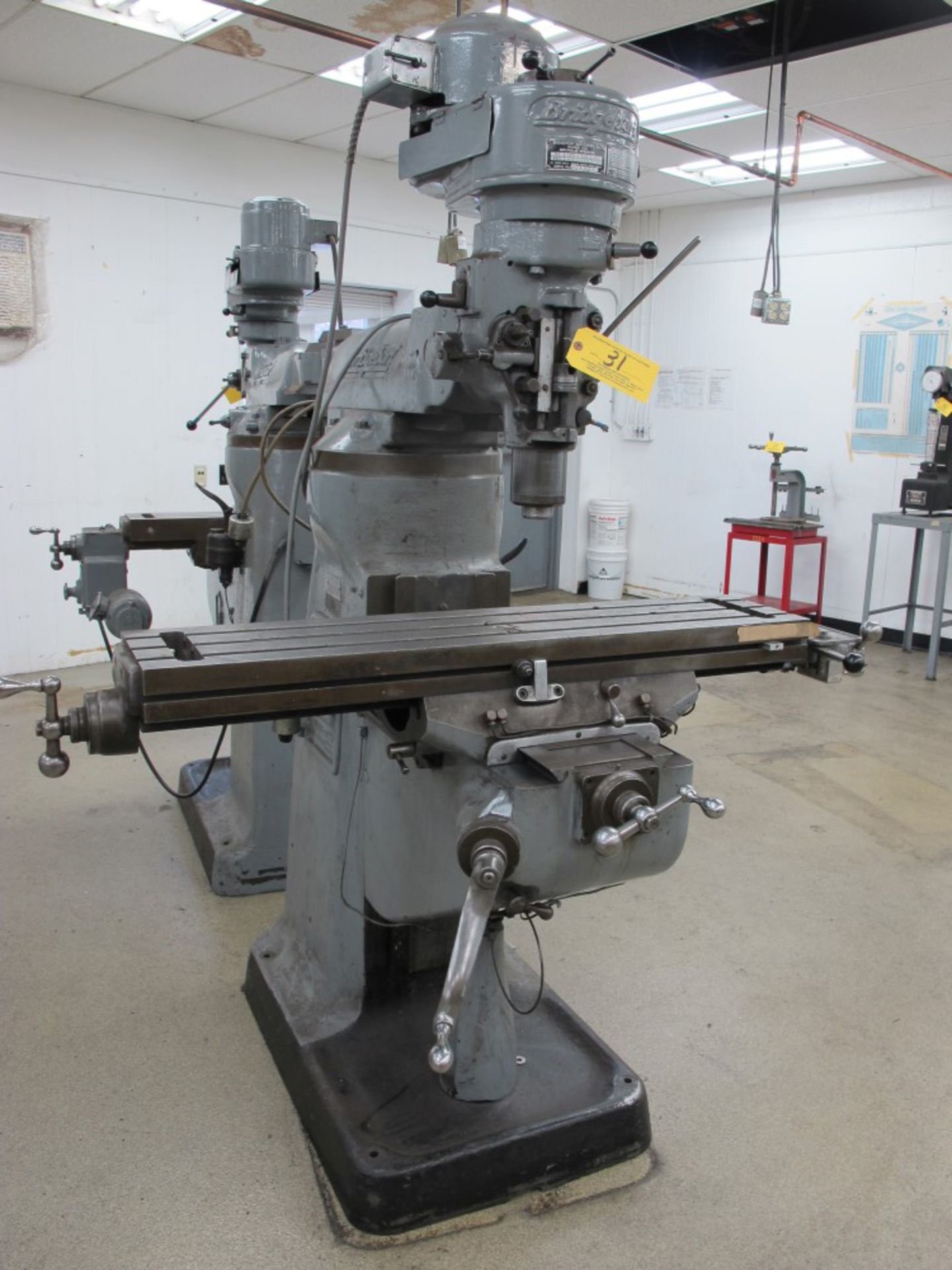 Bridgeport 1 HP Vertical Mill