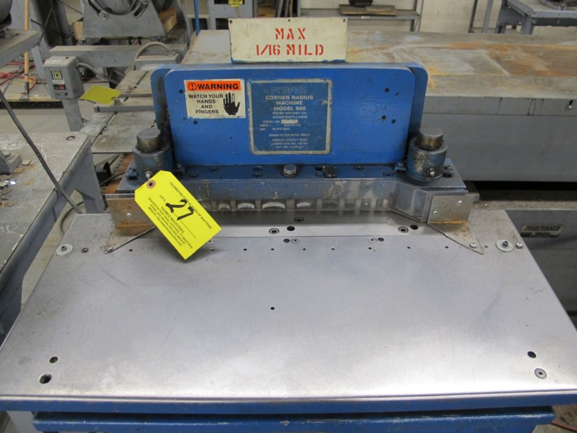 Roper Whitney/Profab Corner Radius Cutter - Image 2 of 3