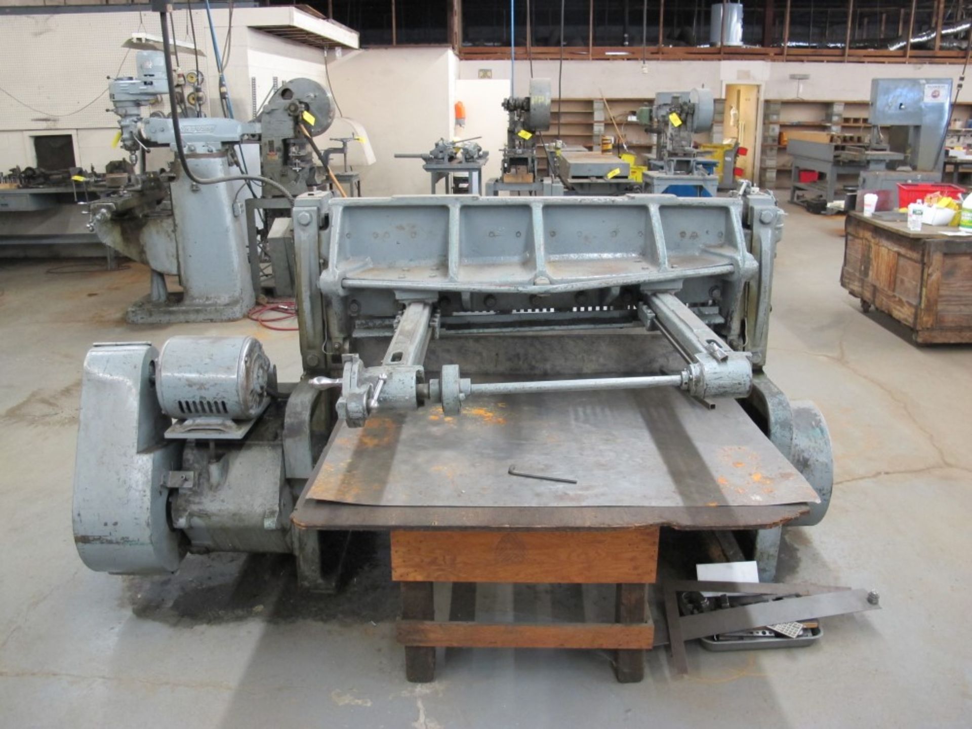 Wysong 4' Power Squaring Shear Model 1048 - Image 3 of 4