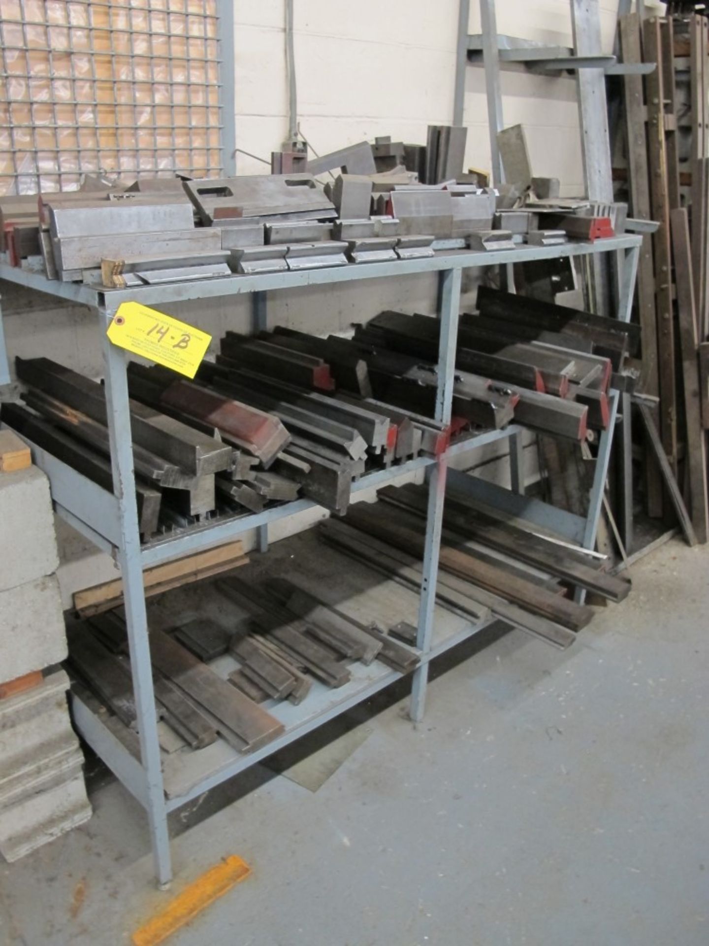 Shelving Unit w/ Assorted Press Brake Dies