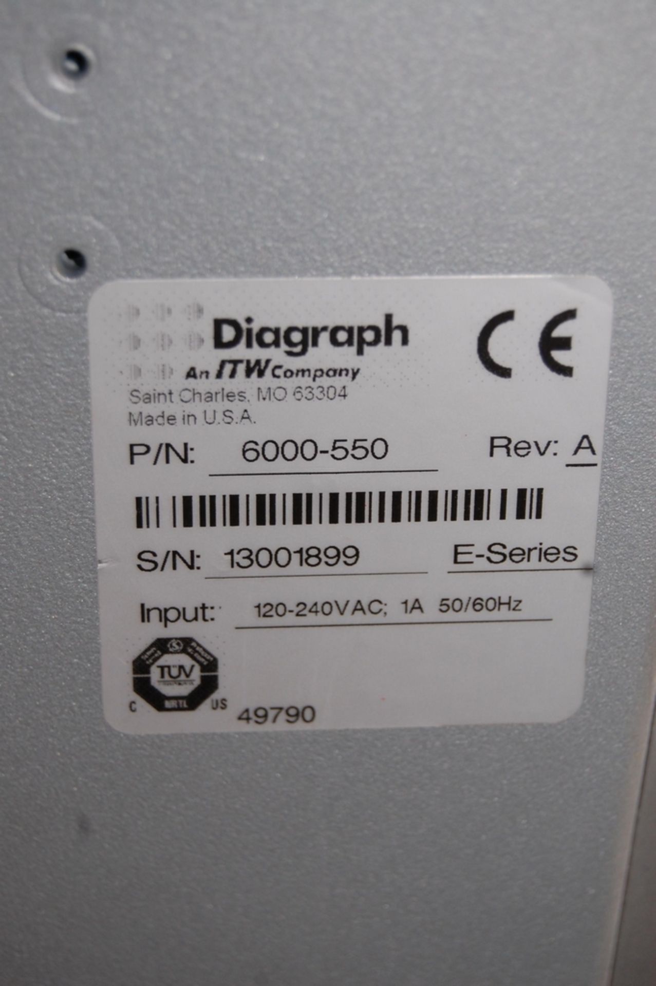 Diagraph Model E-Series Label Applicator - Image 7 of 8