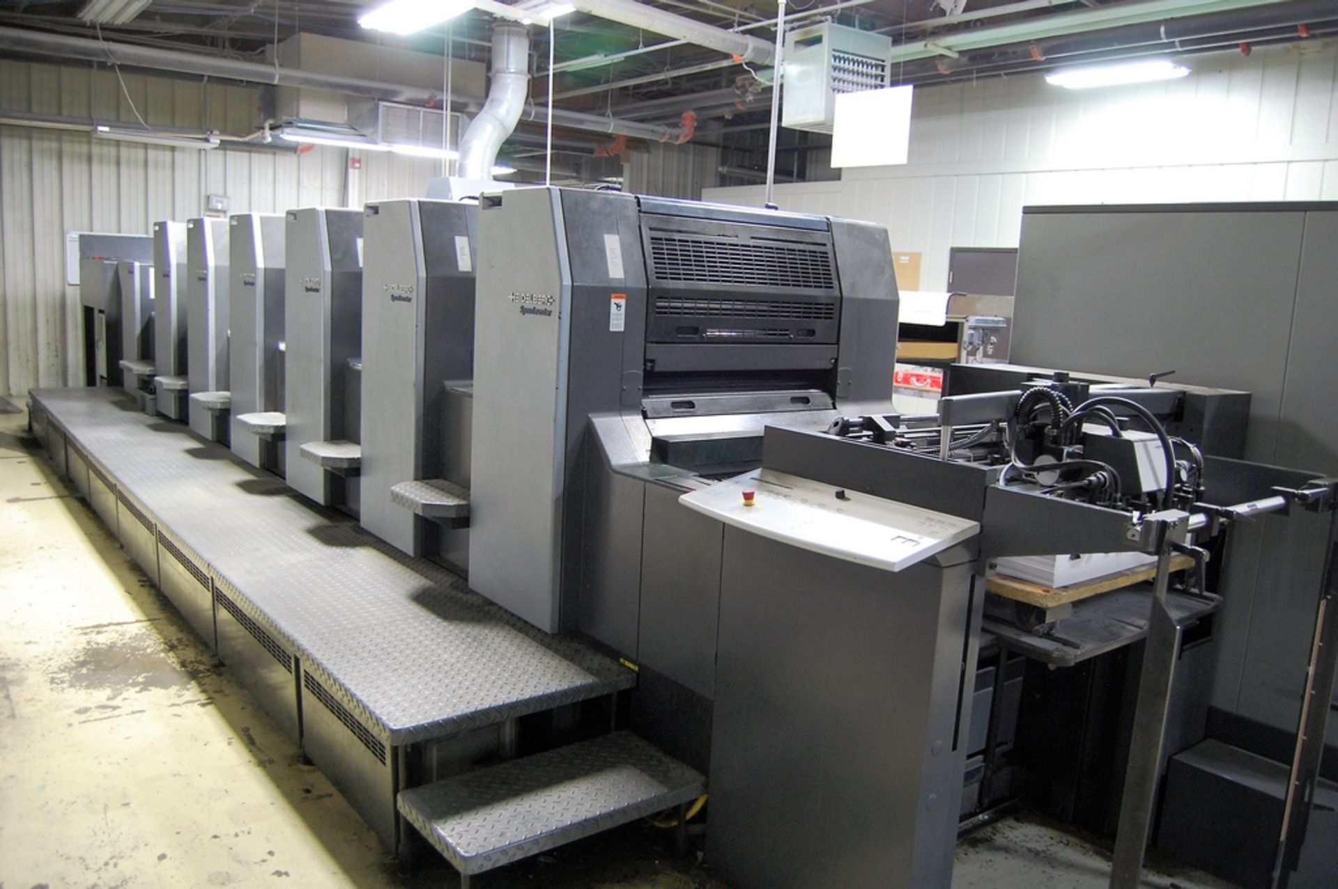 2007 Heidelberg Model SM74-6-P+L 20" x 29" 6-Color Perfector Offset Printing Press