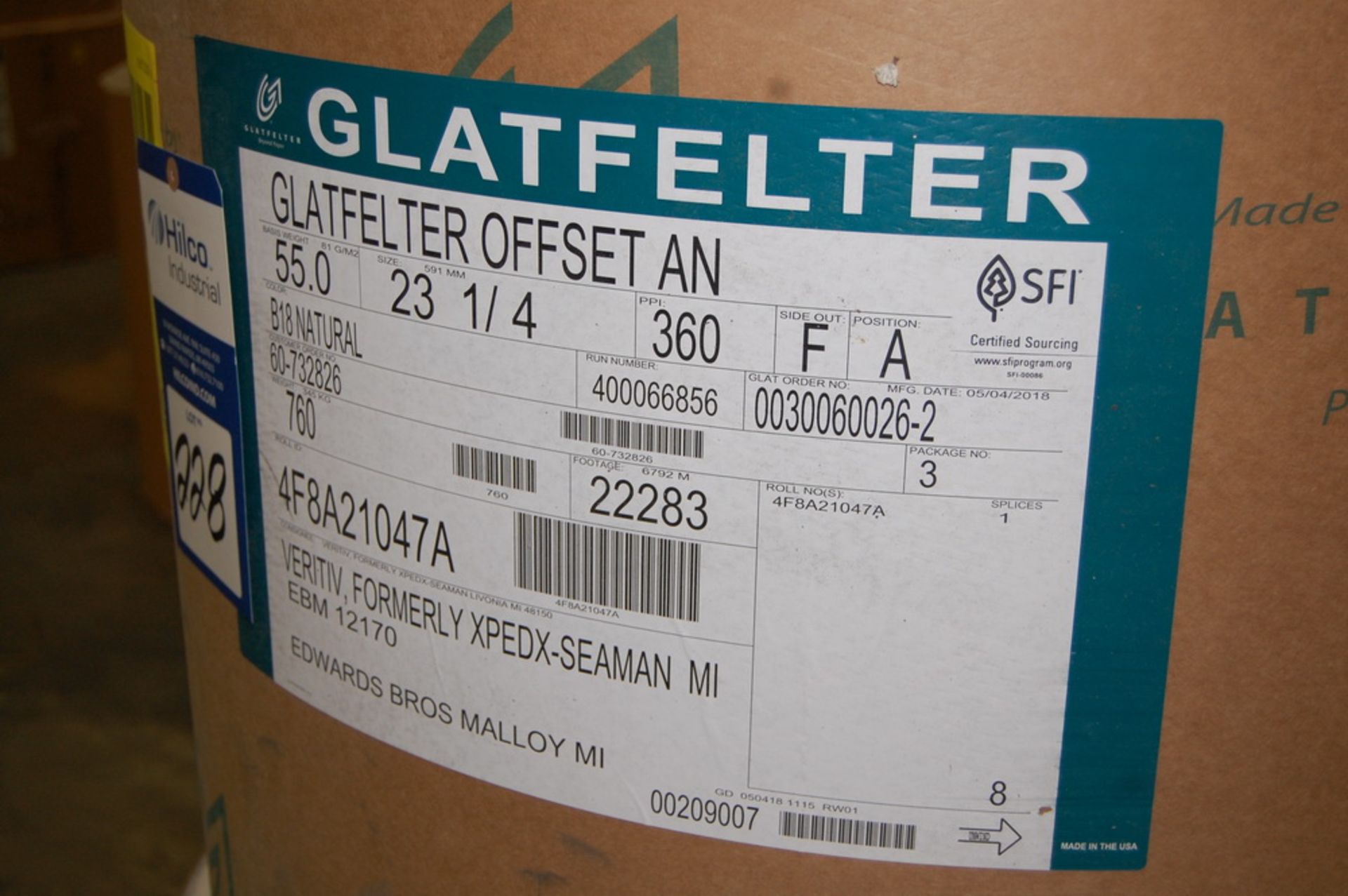 (27) Rolls - Glatfelter Paper - Image 3 of 14