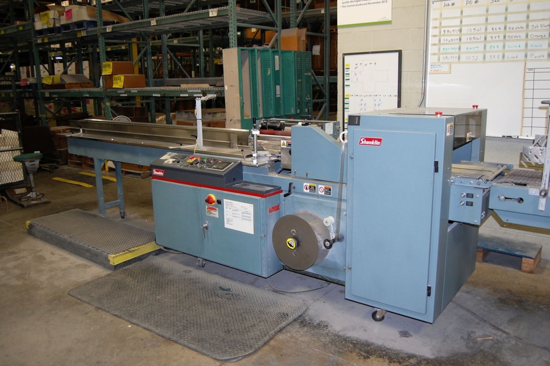 2004 Shanklin Model T-71 High Speed Dual Chamber Shrink Wrapper and Shrink Tunnel - Image 3 of 18