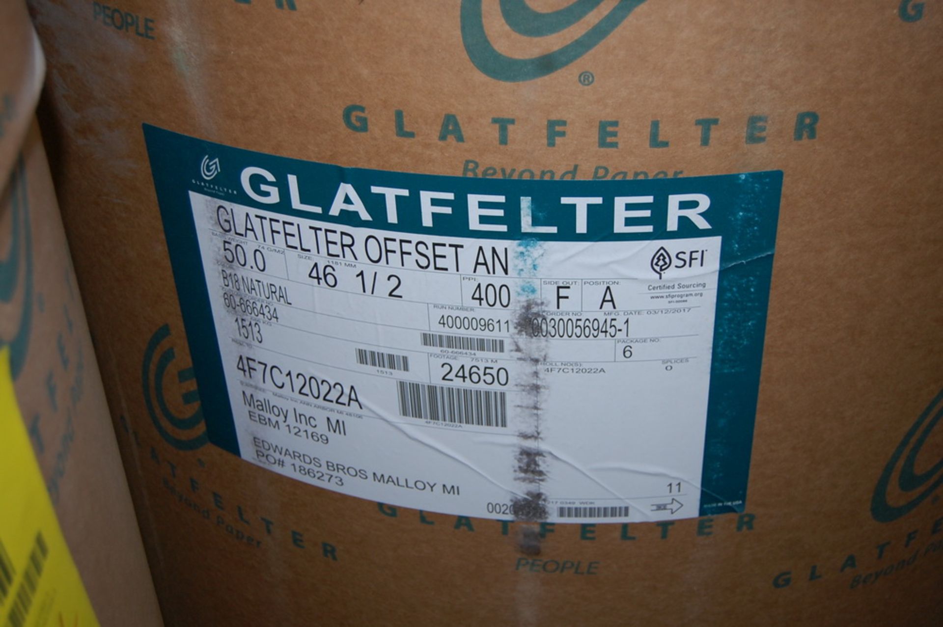 (27) Rolls - Glatfelter Paper - Image 13 of 14