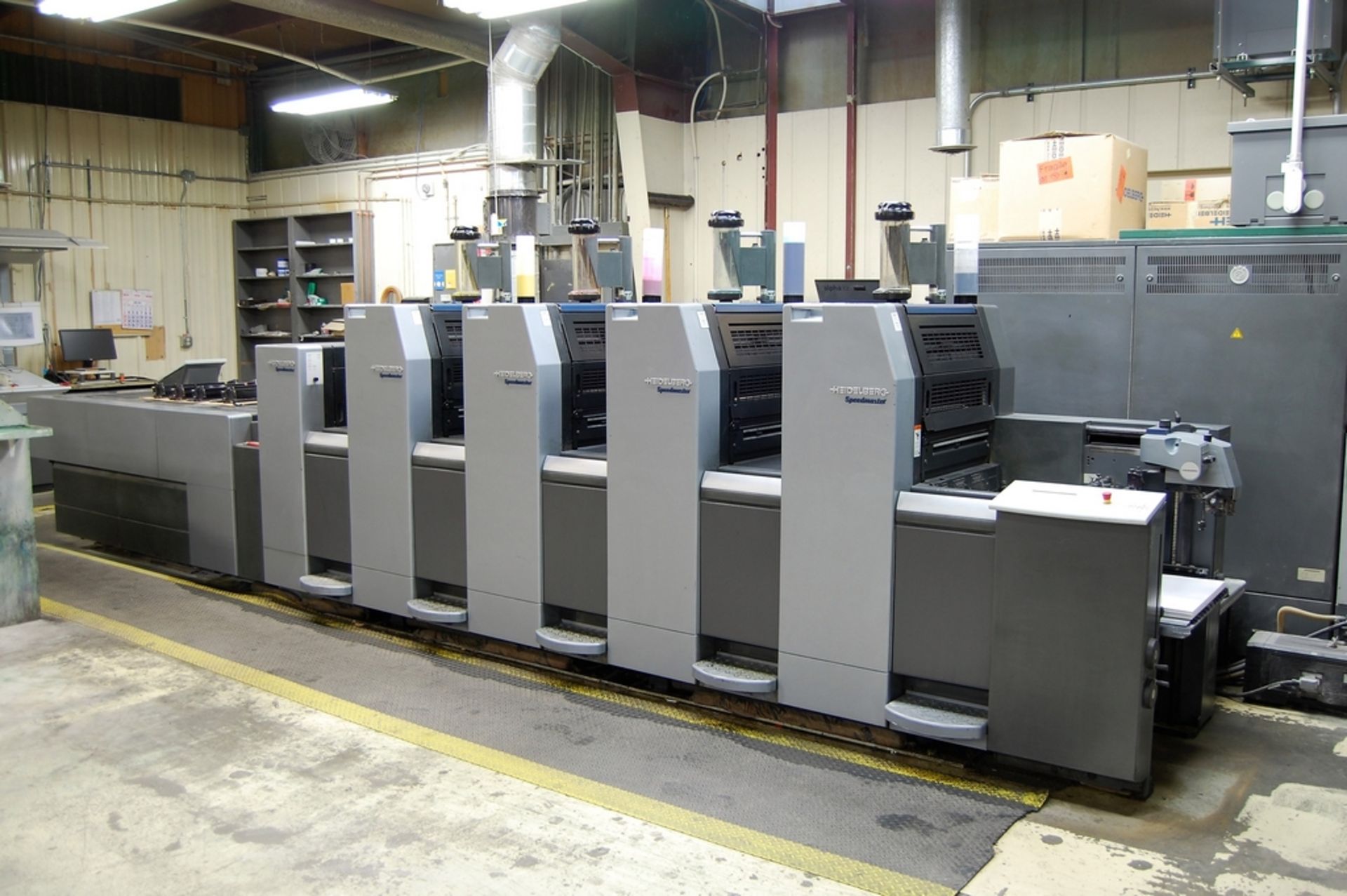 2008 Heidelberg Model SM52-4+L Four-Color 20" Speedmaster Offset Printing Press