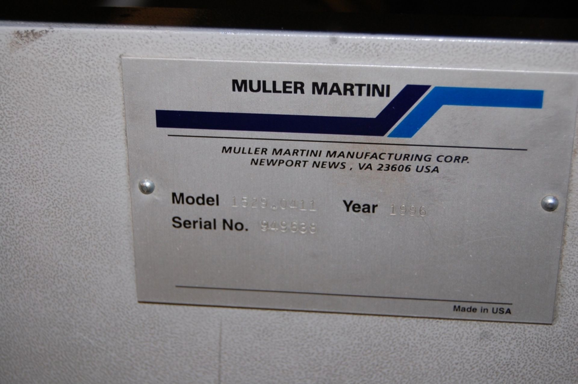 1996 Muller Model 335 Saddlestitcher - Image 7 of 18