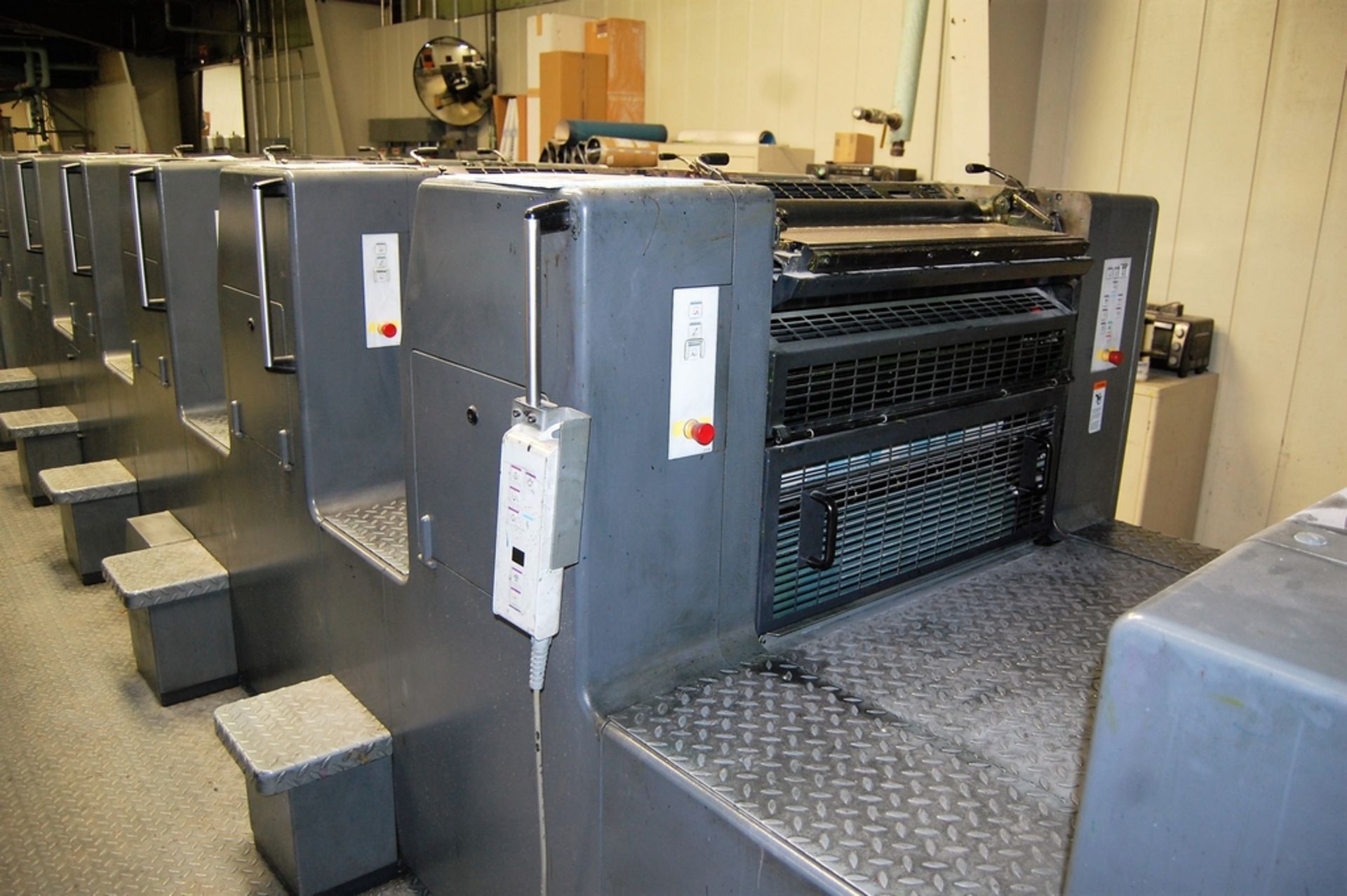 2007 Heidelberg Model SM74-6-P+L 20" x 29" 6-Color Perfector Offset Printing Press - Image 8 of 14