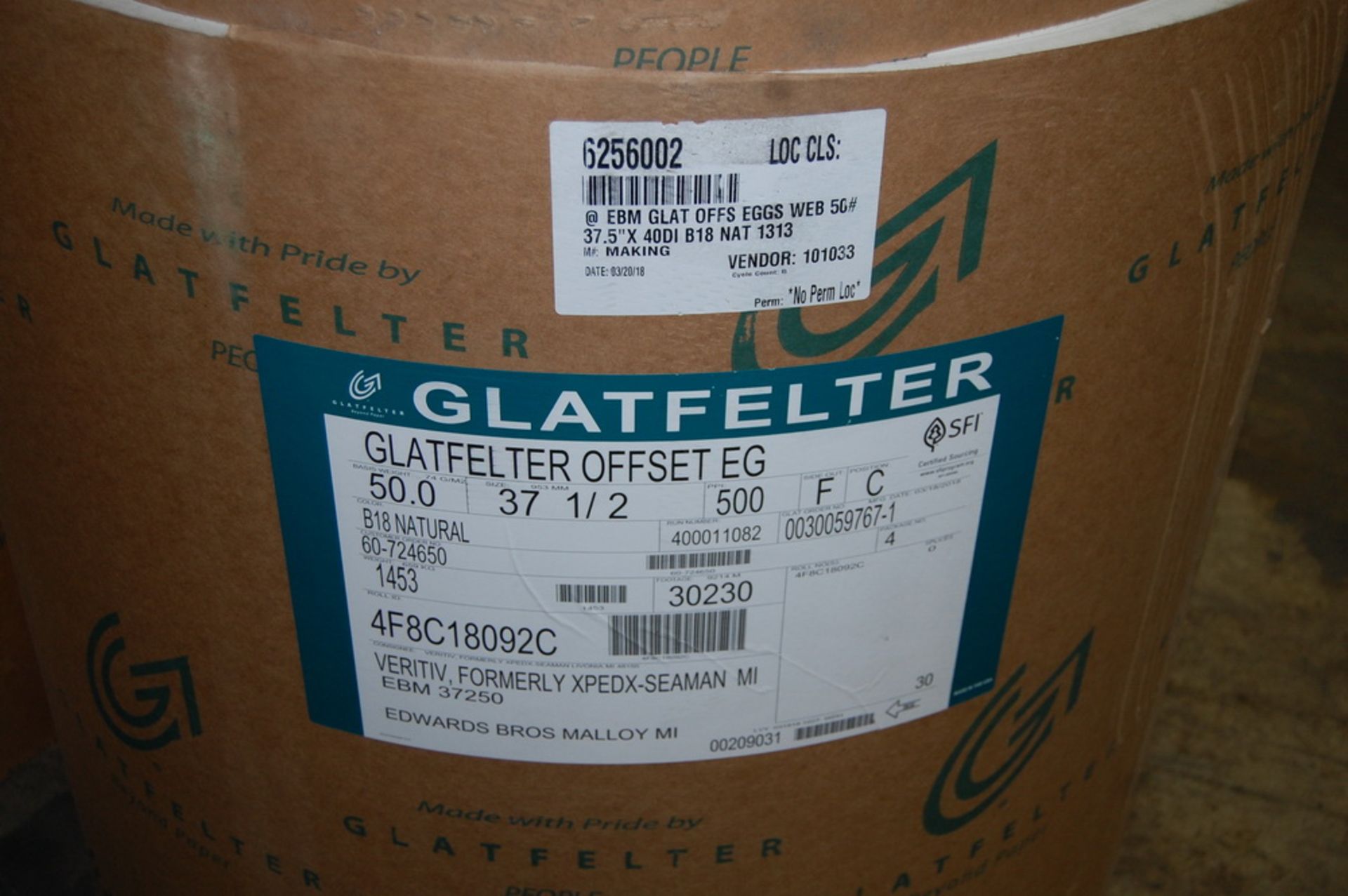 (27) Rolls - Glatfelter Paper - Image 5 of 14