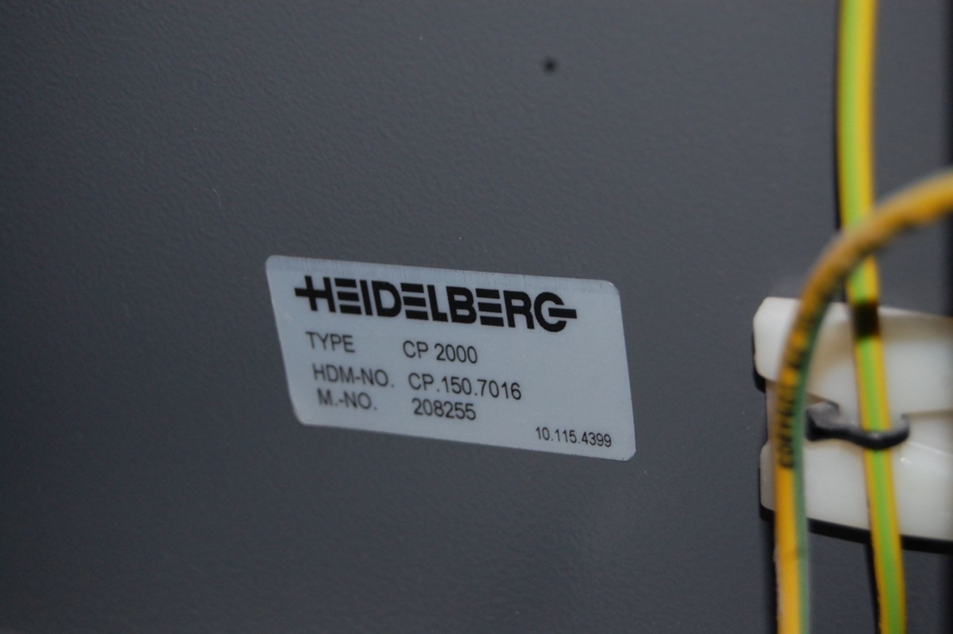 2008 Heidelberg Model SM52-4+L Four-Color 20" Speedmaster Offset Printing Press - Image 17 of 17