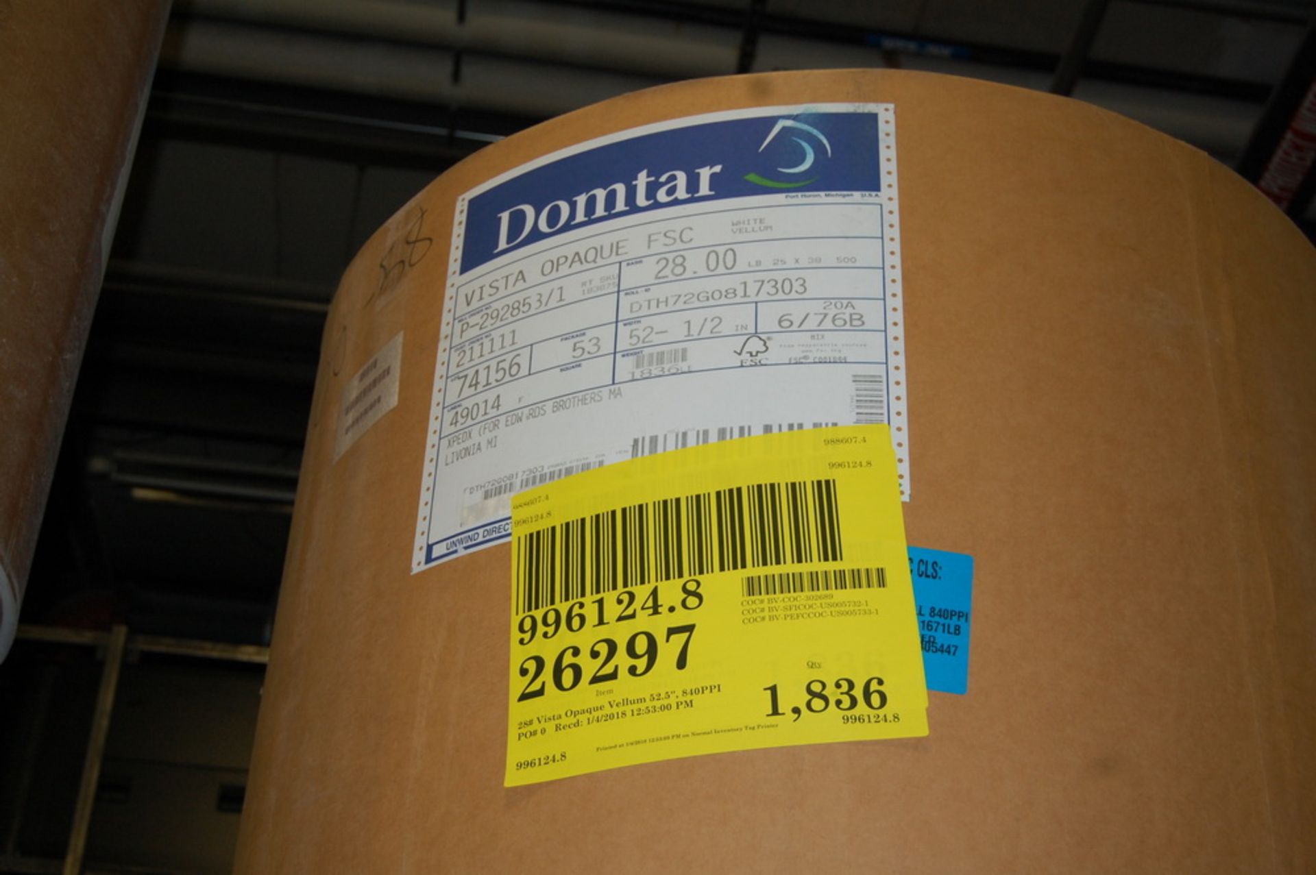 (11) Rolls - Domtar Paper - Image 6 of 8