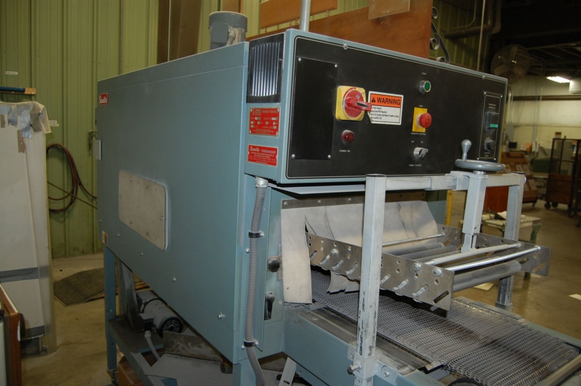 2004 Shanklin Model T-71 High Speed Dual Chamber Shrink Wrapper and Shrink Tunnel - Image 11 of 18