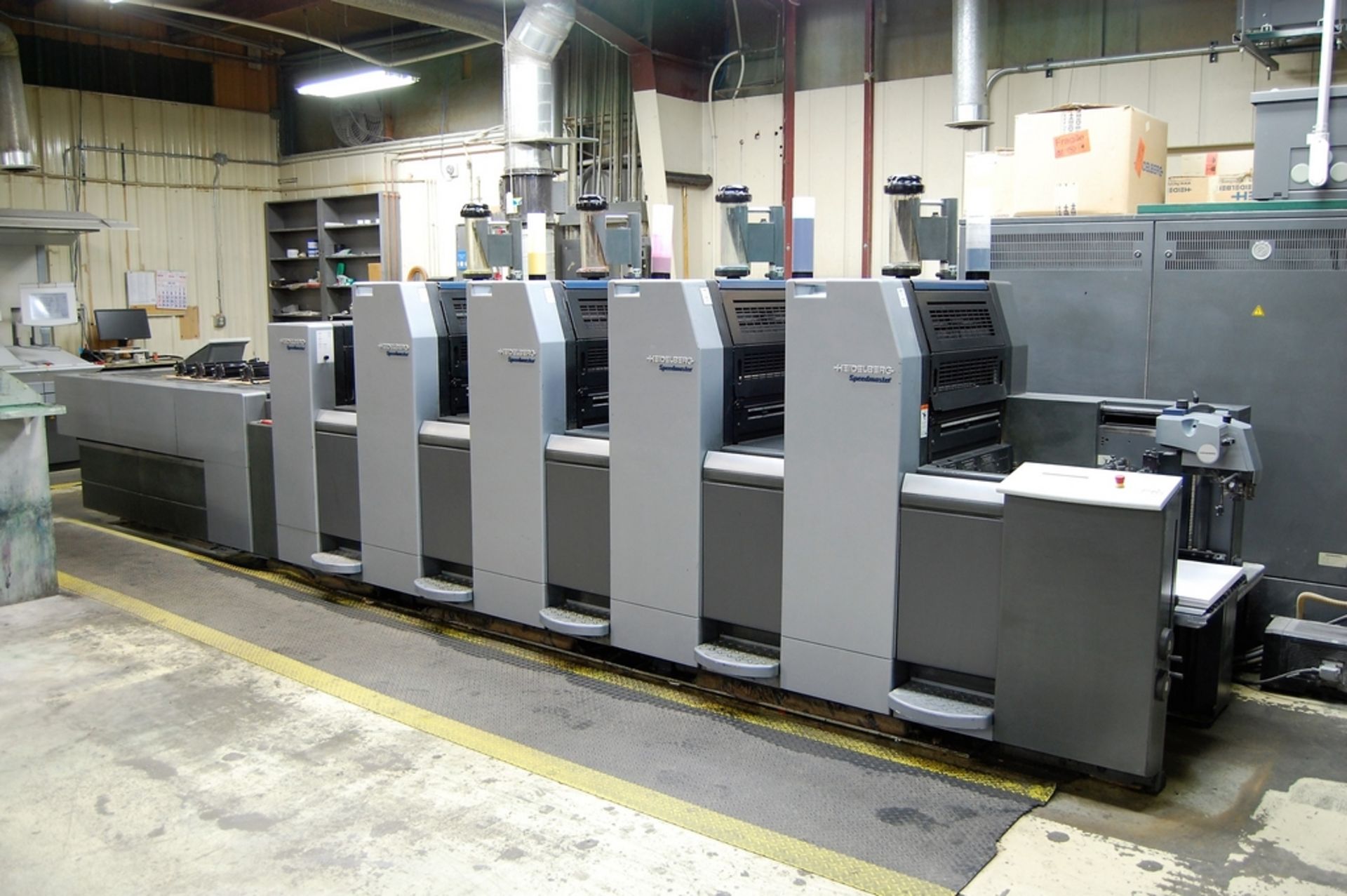 2008 Heidelberg Model SM52-4+L Four-Color 20" Speedmaster Offset Printing Press - Image 12 of 17