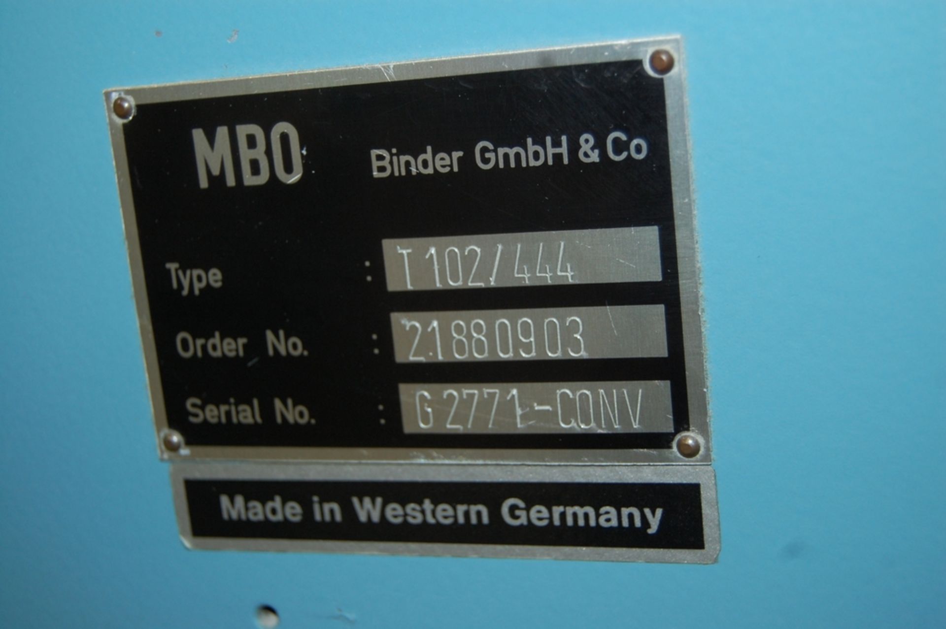 MBO Model 4/4/4/2 Type T102/444 - 40" Folder - Image 5 of 18