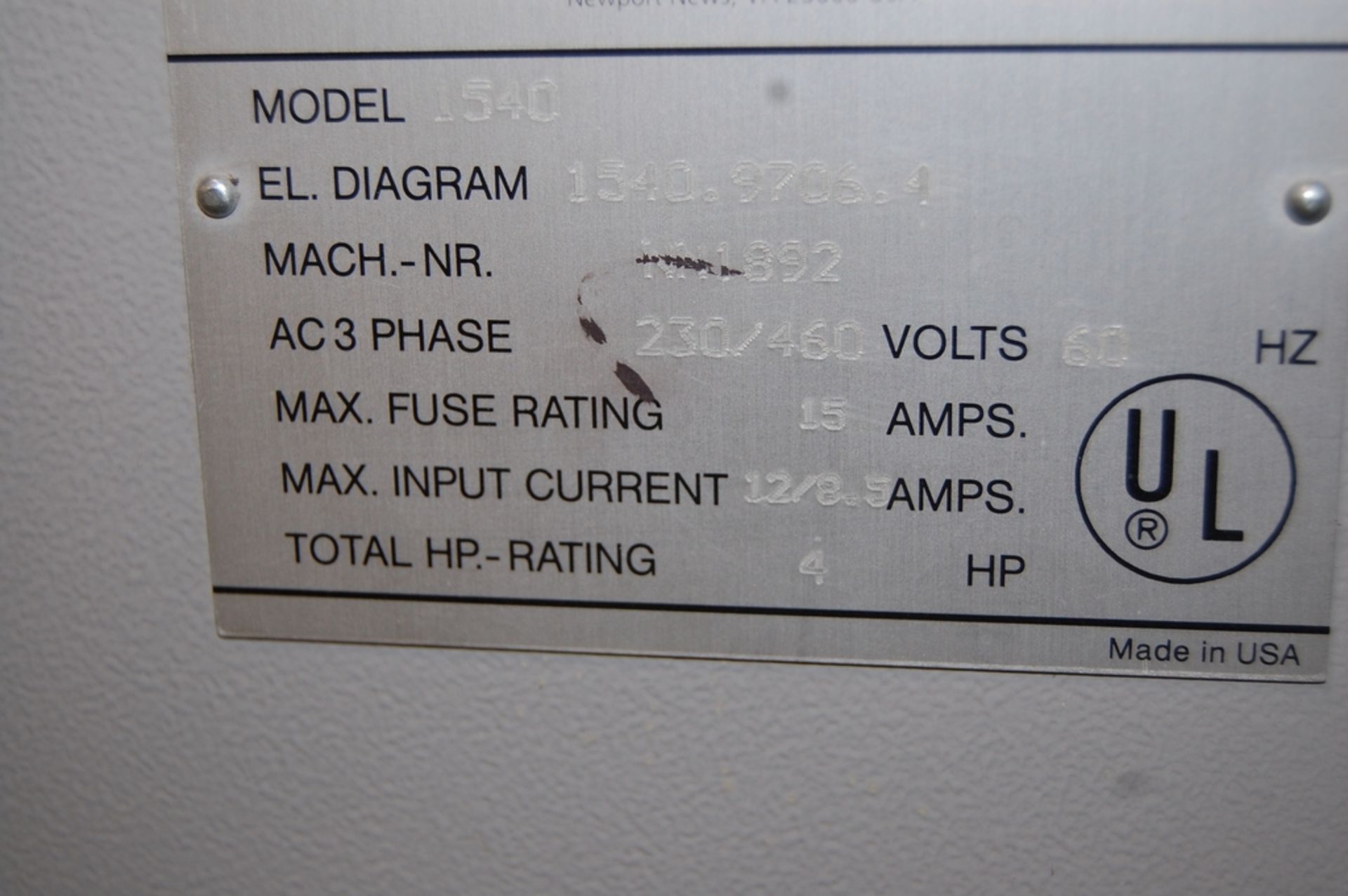 1996 Muller Model 335 Saddlestitcher - Image 17 of 18