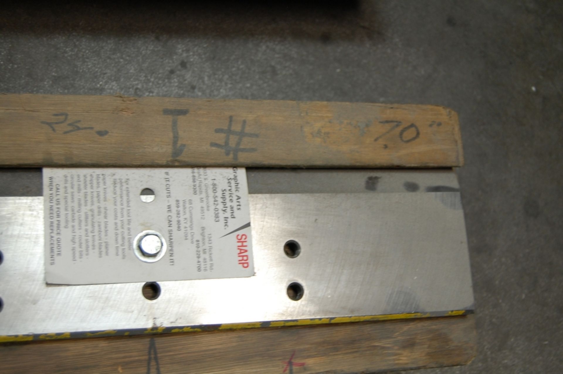 Lot of (2) Spare Blades for Polar #155 Cutter - Image 2 of 2