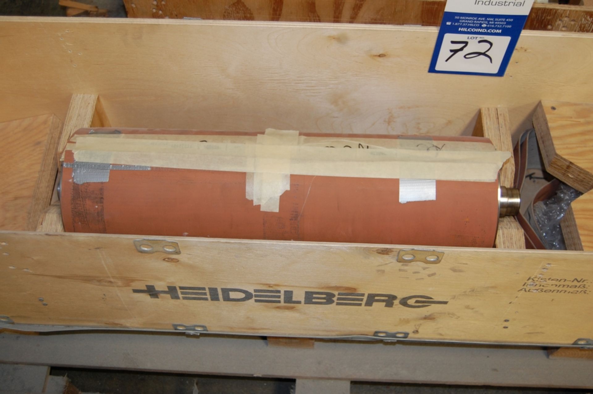(1) Copper Roller for Heidelberg SM74-5-P2 Press Spare Parts