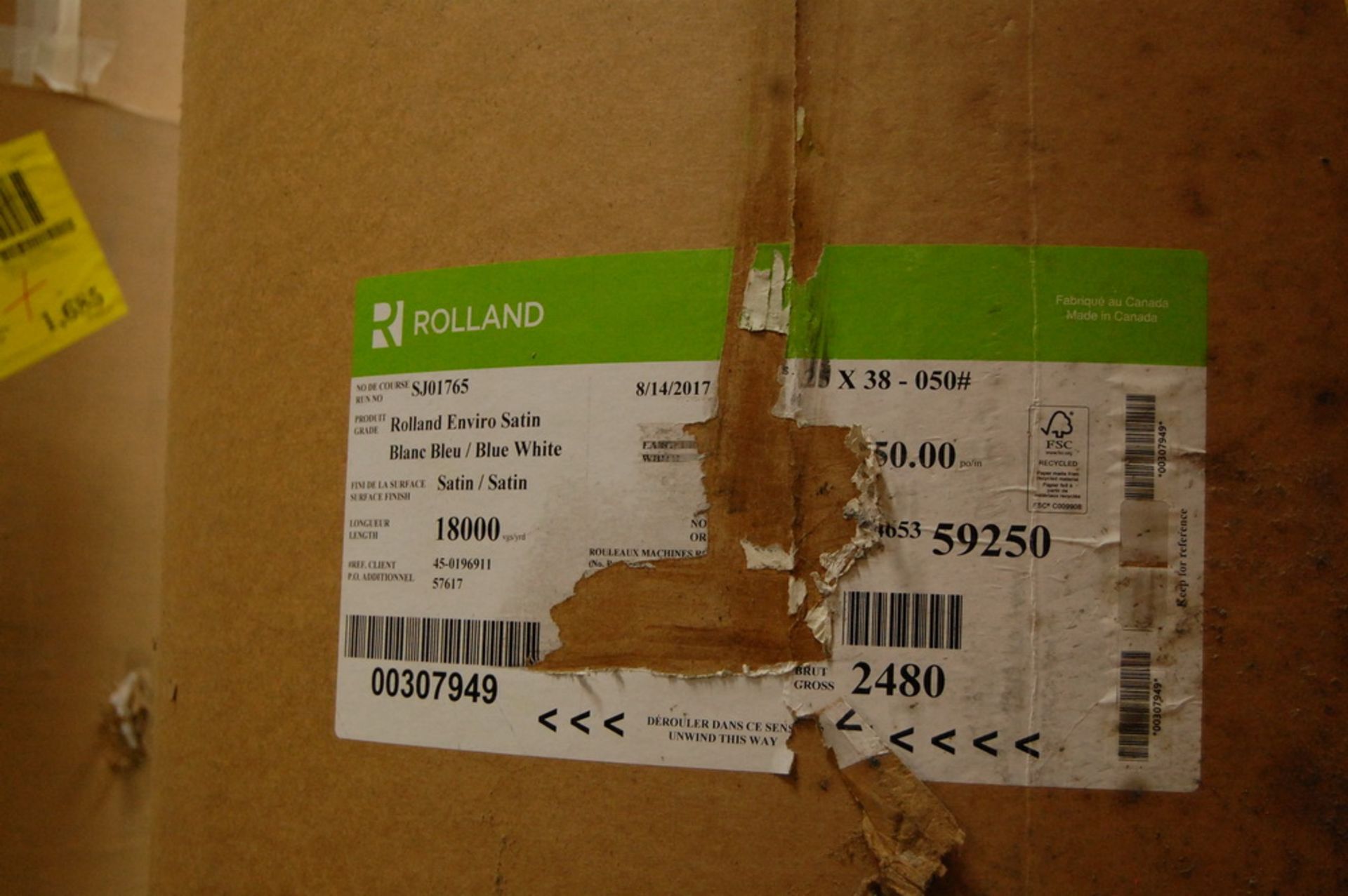 (3) Rolls - Rolland Paper - Image 4 of 5