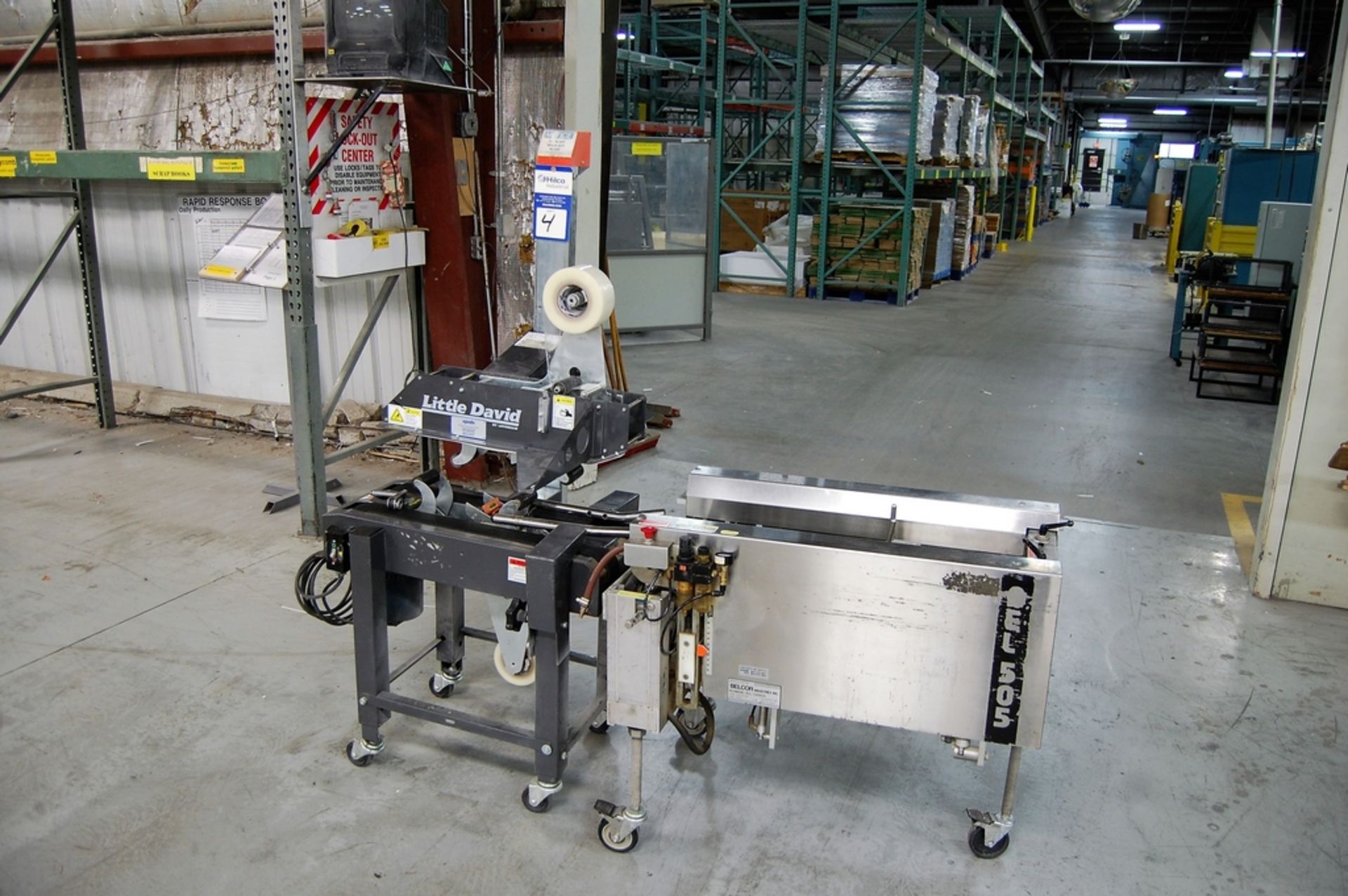 Loveshaw Model Little David LD Uniform Pressure Sensitive Case Sealer - Image 2 of 8