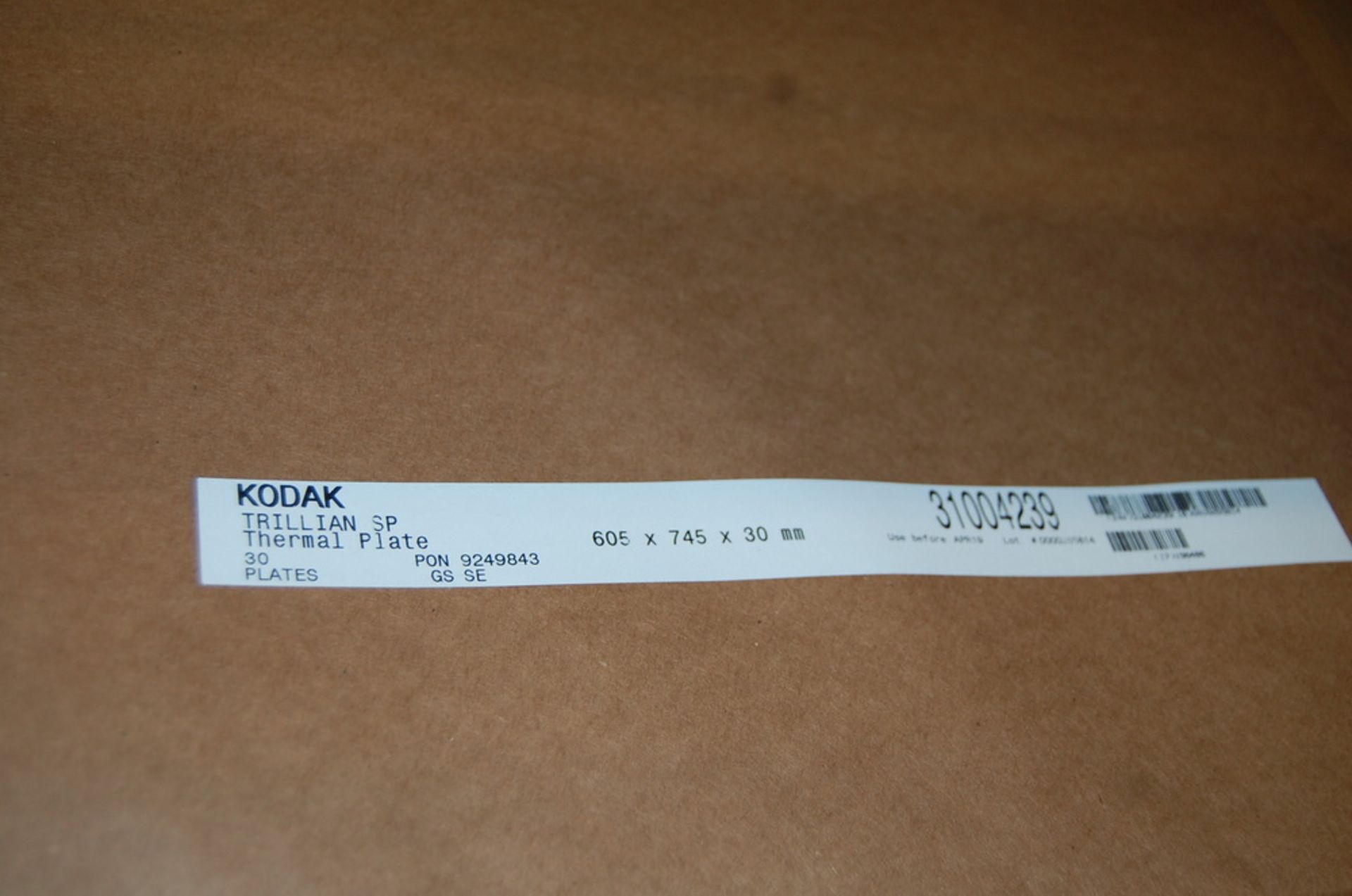 (7) Pallets of Kodak Trillian SP Thermal Plate - Image 4 of 14