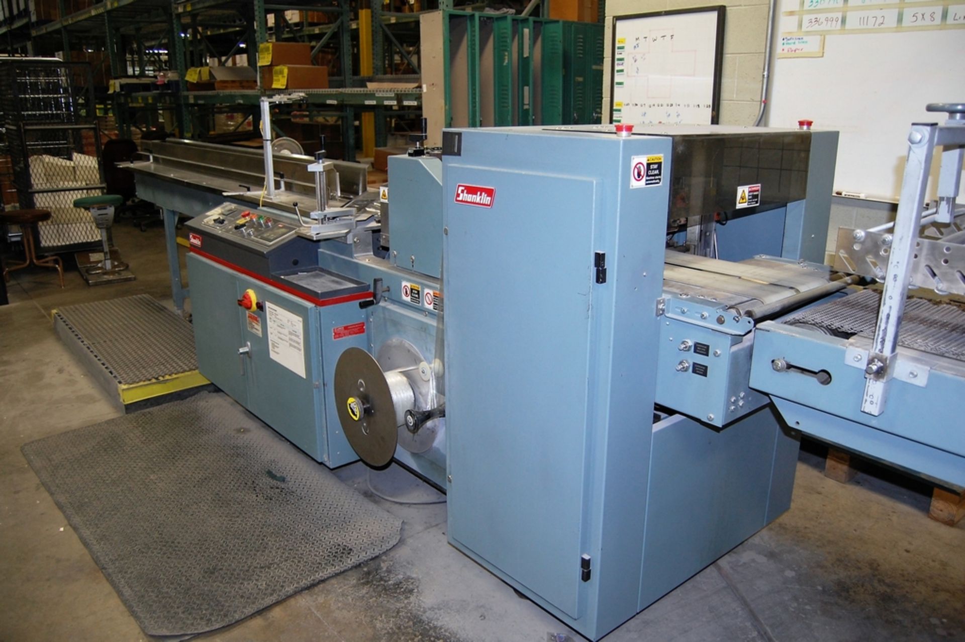 2004 Shanklin Model T-71 High Speed Dual Chamber Shrink Wrapper and Shrink Tunnel - Image 4 of 18