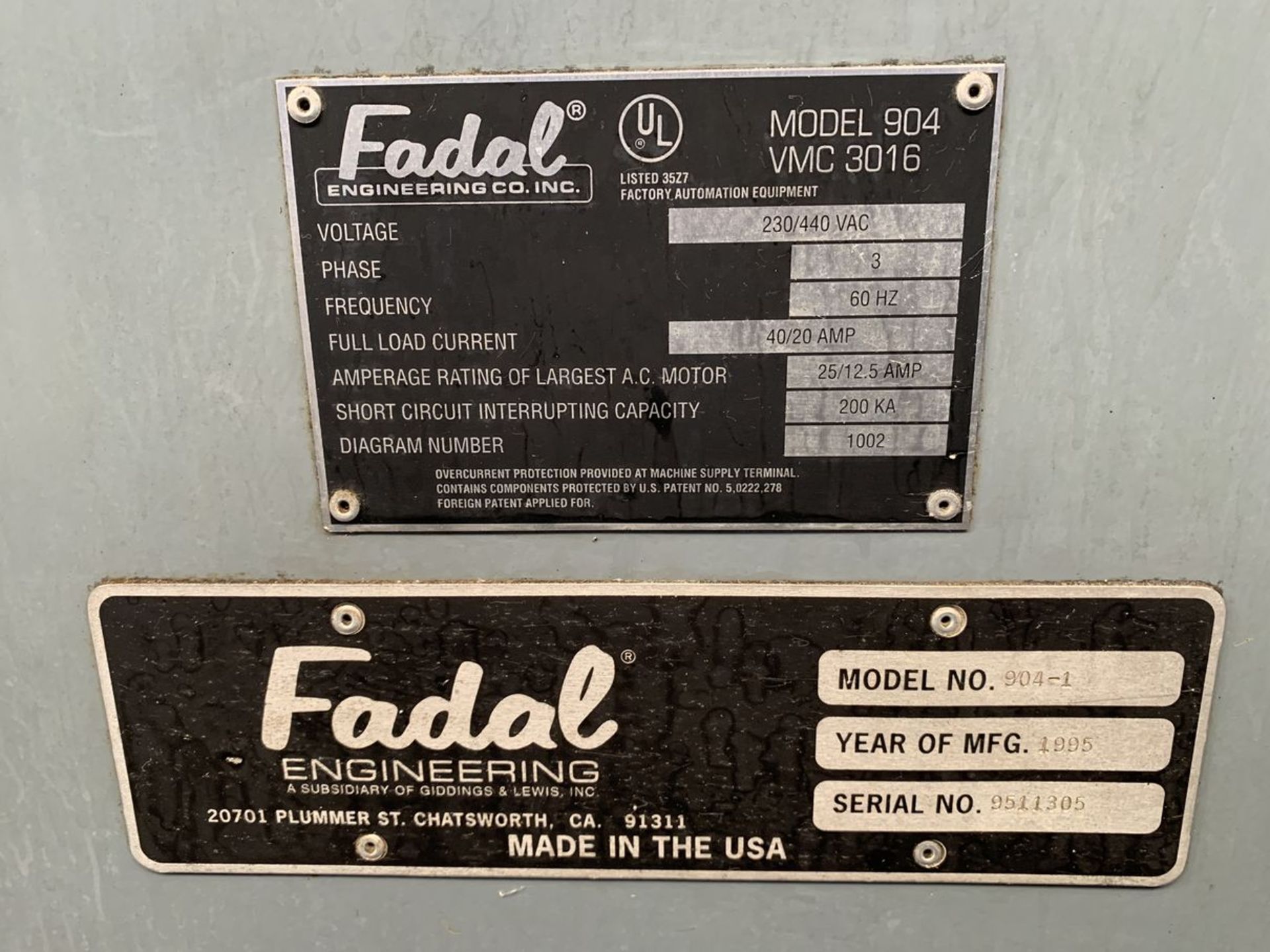 Fadal 904-1 VMC 3016 CNC Vertical Machining Center - Image 40 of 42