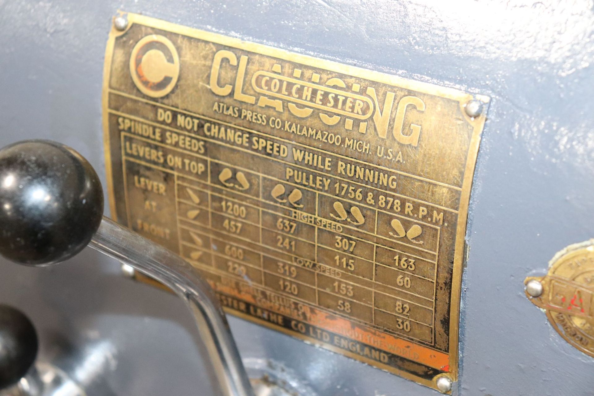 Clausing 15″ x 48″ Engine Lathe - Image 9 of 11