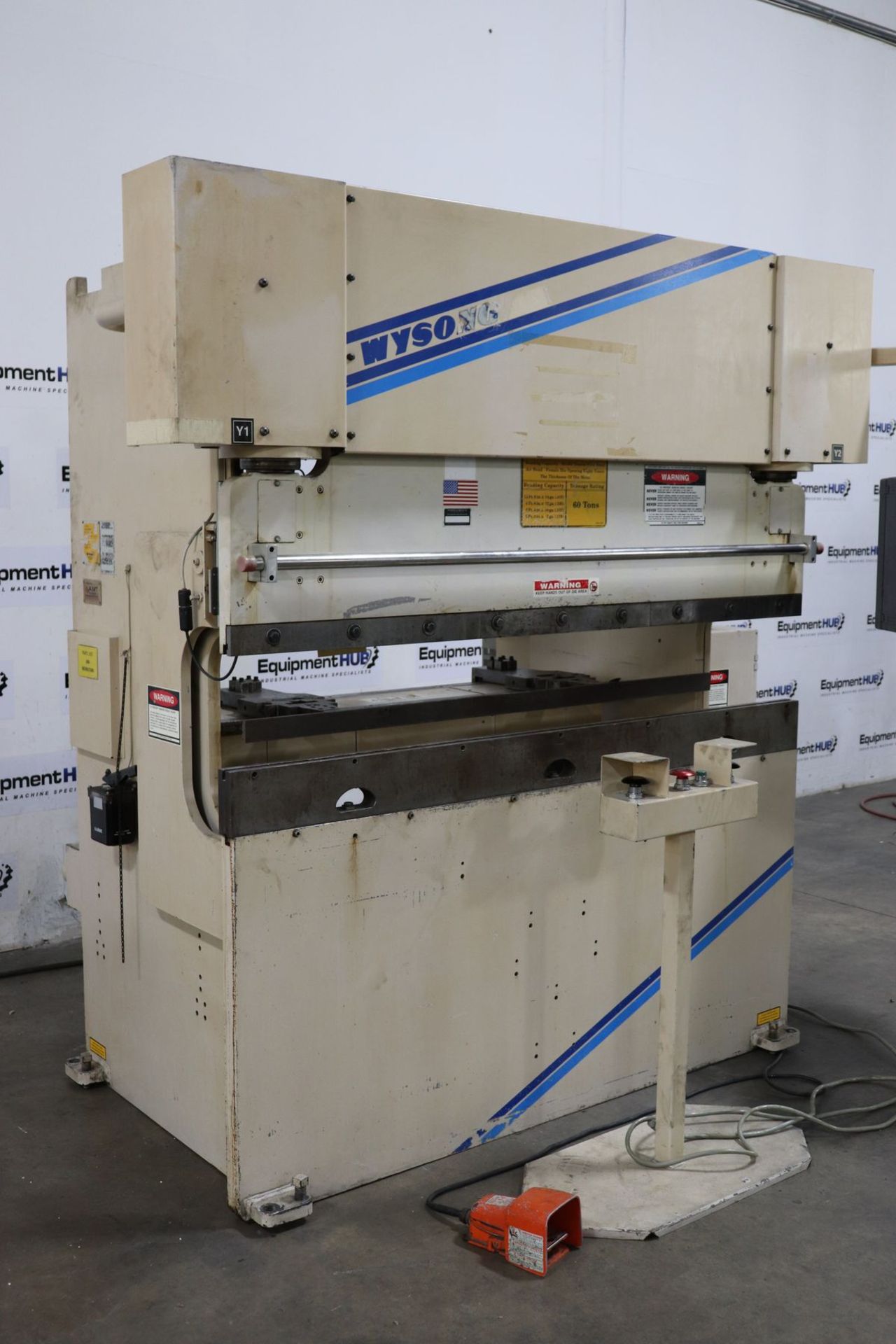 Wysong PHP60-72B CNC 6′ x 60 Ton Hydraulic Press Brake - Image 2 of 12