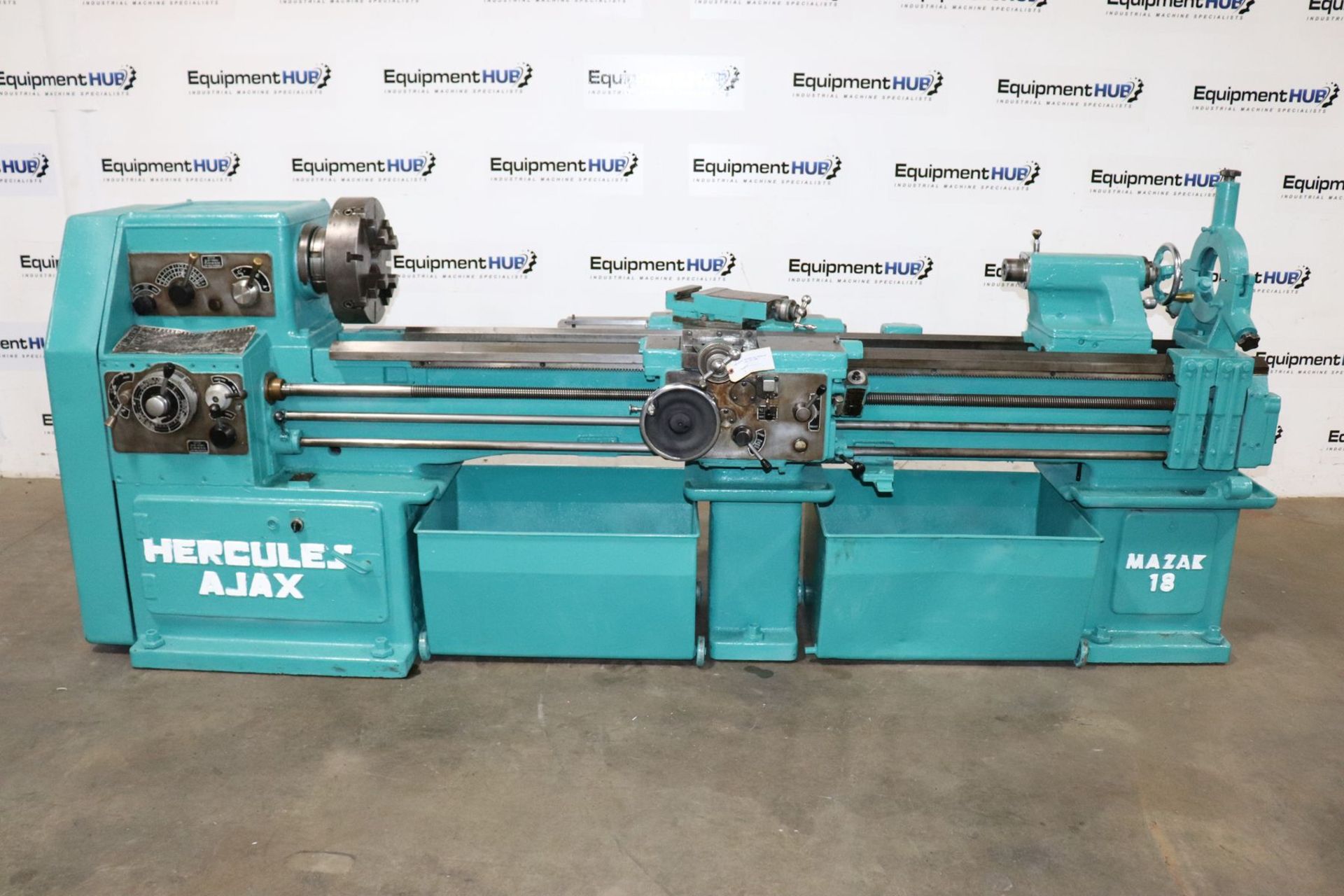 Mazak Hercules Ajax 18 18″ x 80″ Gap Bed Engine Lathe