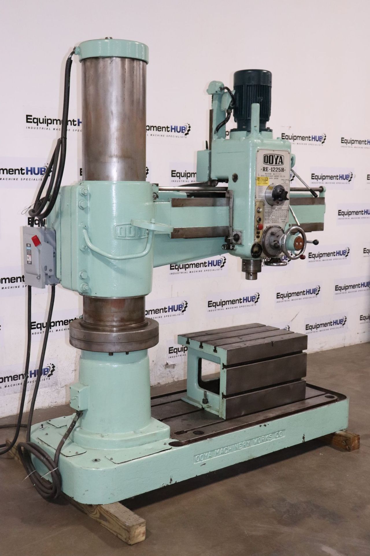 Ooya RE-1225H 4′ x 13″ Drilling & Tapping Radial Arm Drill - Image 2 of 11