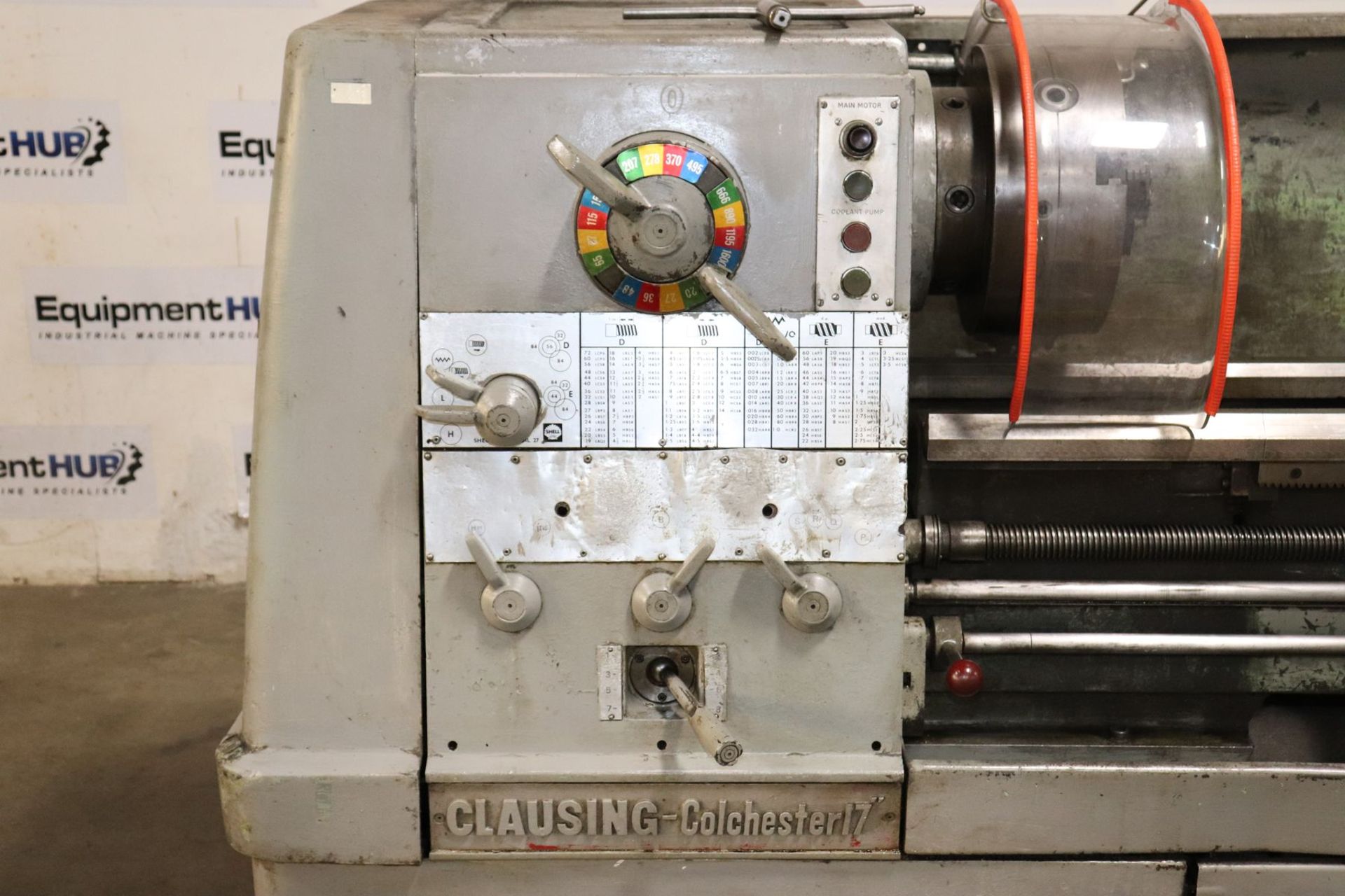 Clausing Colchester 17″ x 80″ Engine Lathe - Image 7 of 11