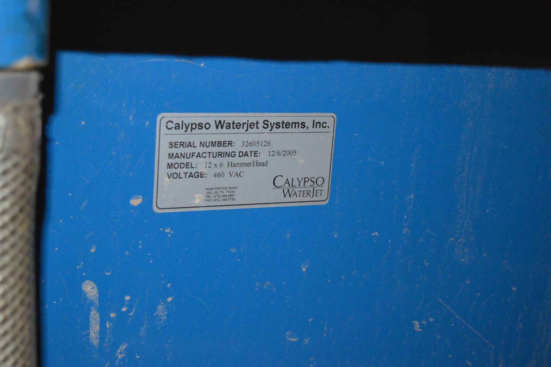 Calypso Hammerhead 8′ x 12′ Dual Head CNC Waterjet - Image 11 of 14