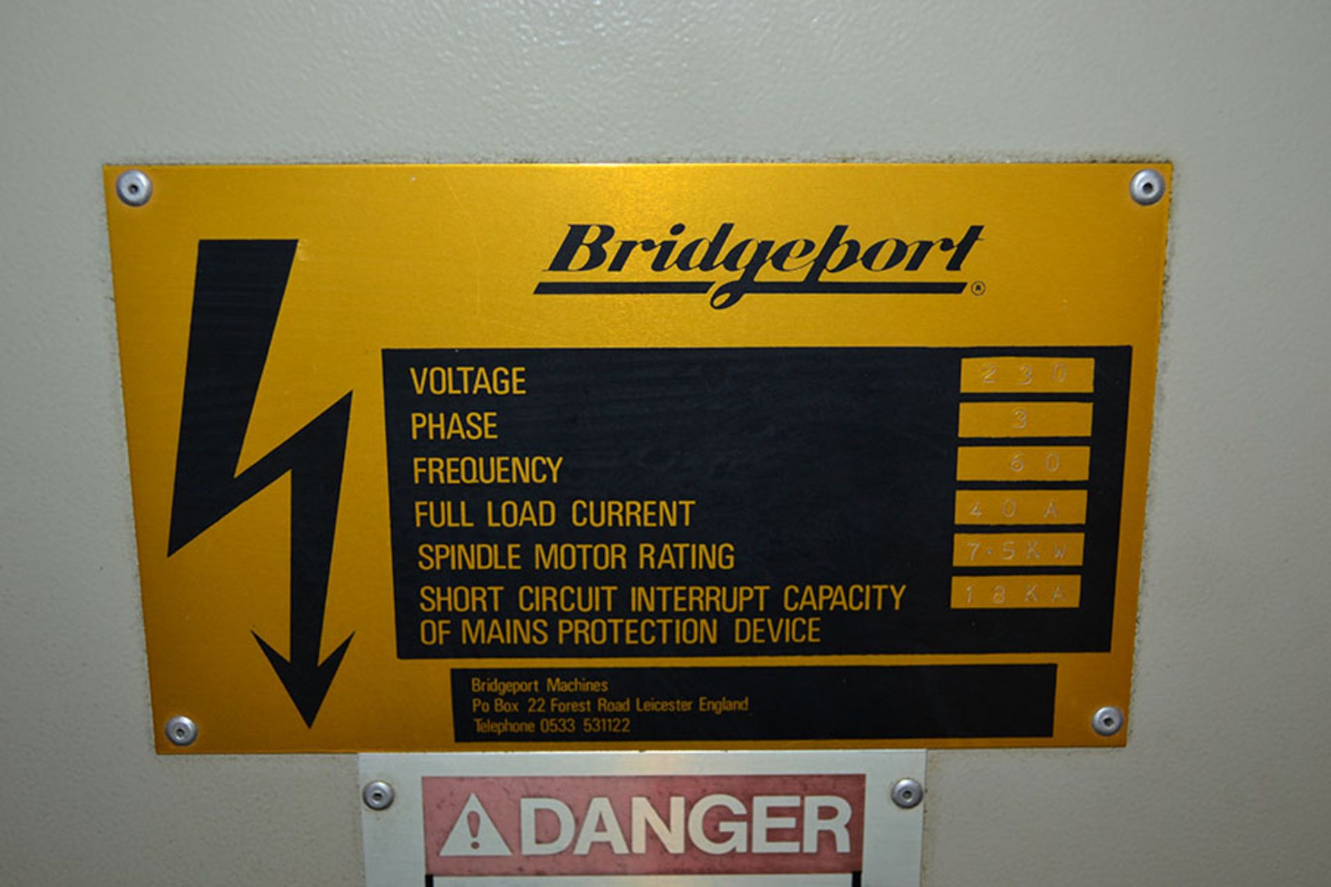 Bridgeport Interact 412X Vertical Machining Center - Image 10 of 14